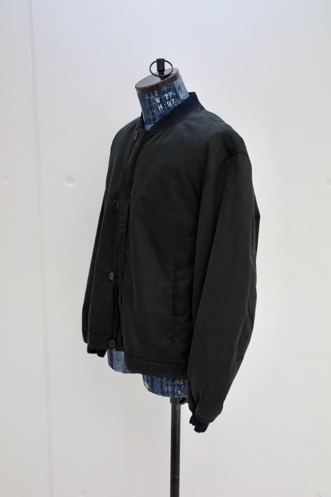 A.PRESSE - アプレッセ 2025 STYLE2 Vintage Silk Bomber Jacket(AP-01