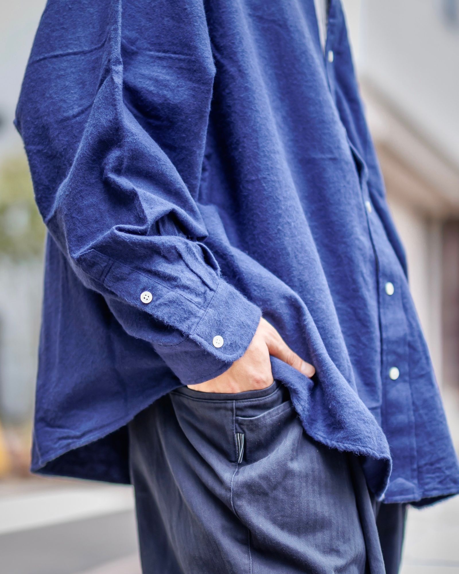 SFC DENIM SHIRT Stripes For Creative シャツ