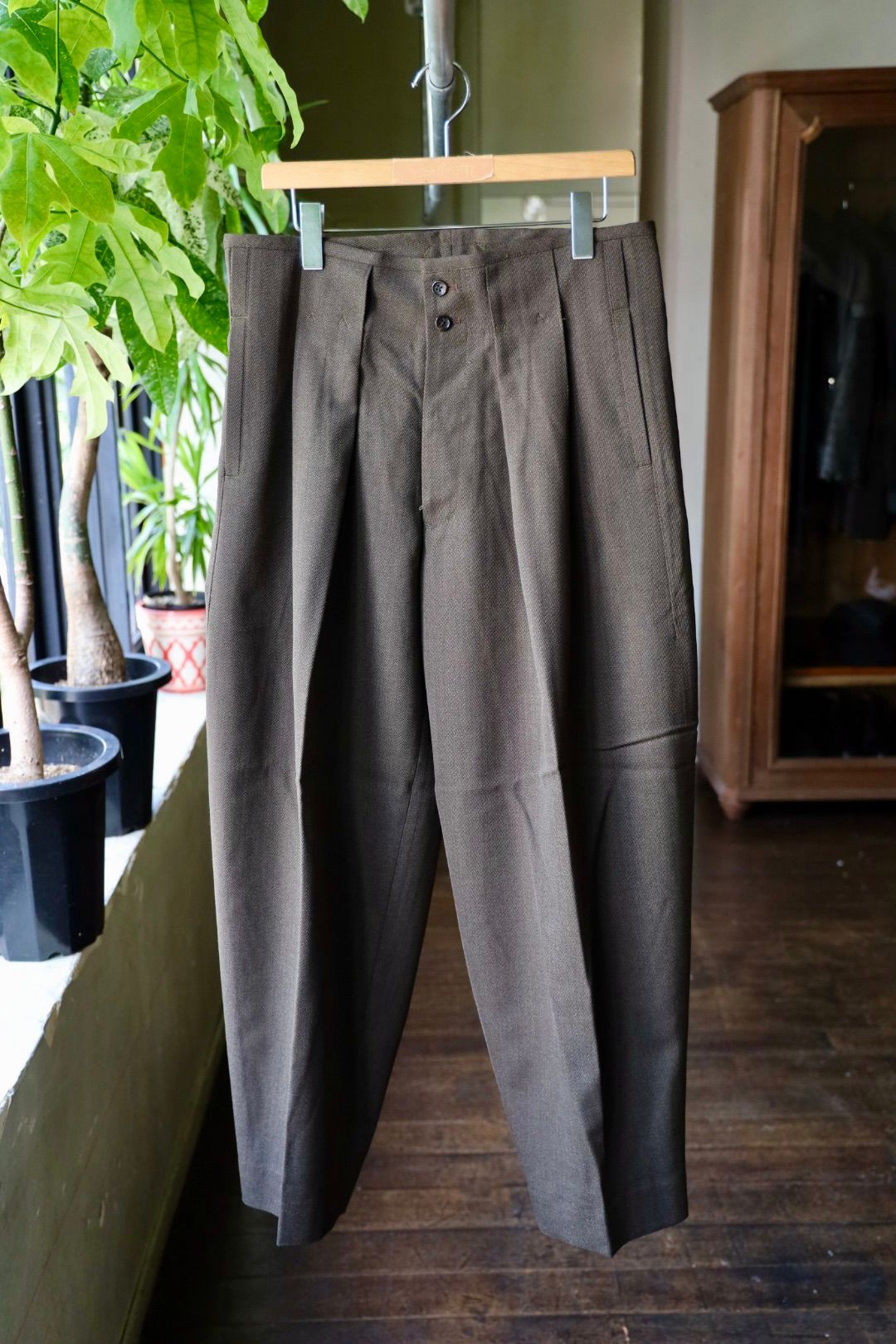 is-ness - イズネス25AW PHOENIXX TRUSERS(25AW_16_1004AWPT02)BROWN