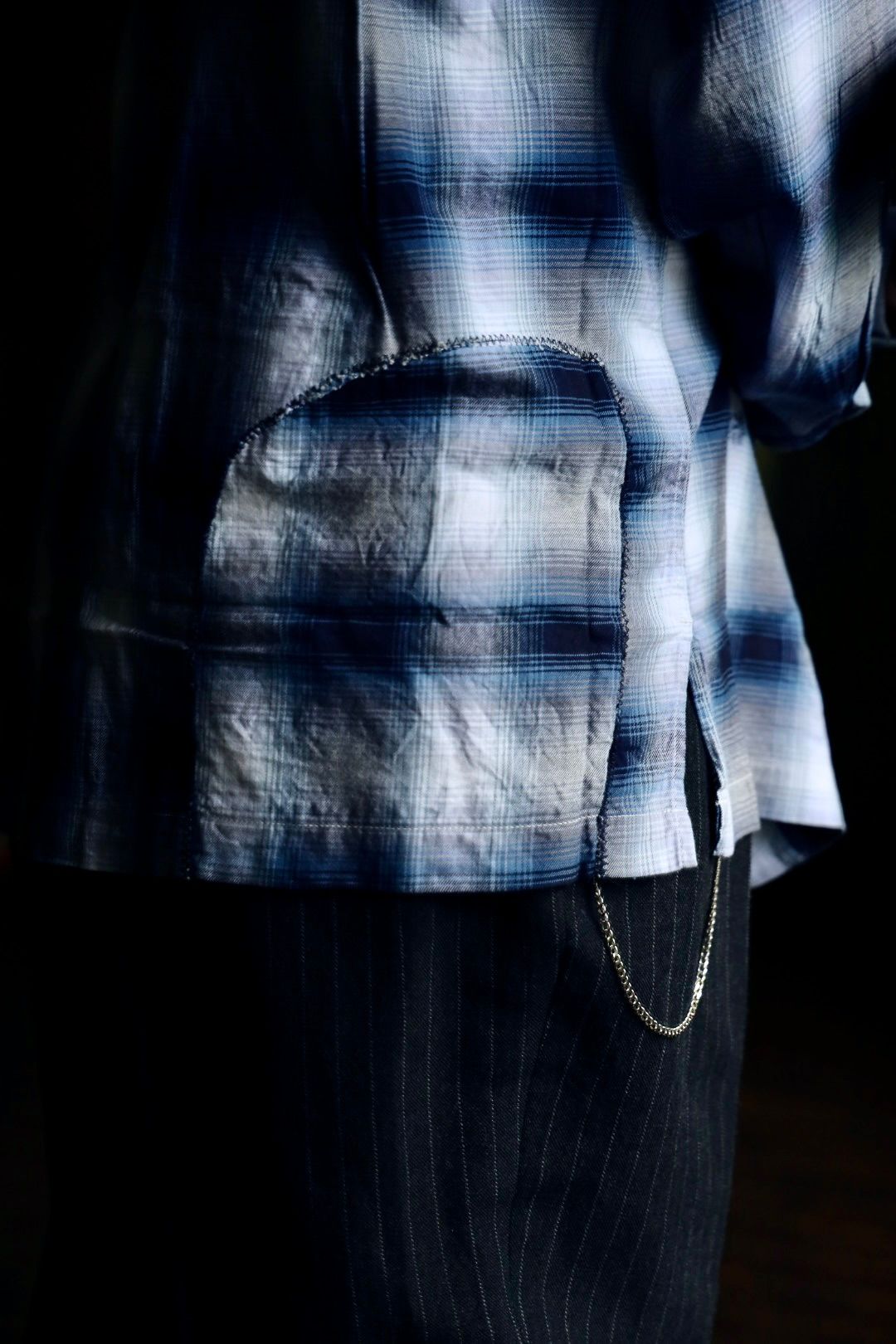 BOWWOW - BOW WOW バウワウ RAYON CHECK SHIRTS REPAIRED(BW242-RCSR