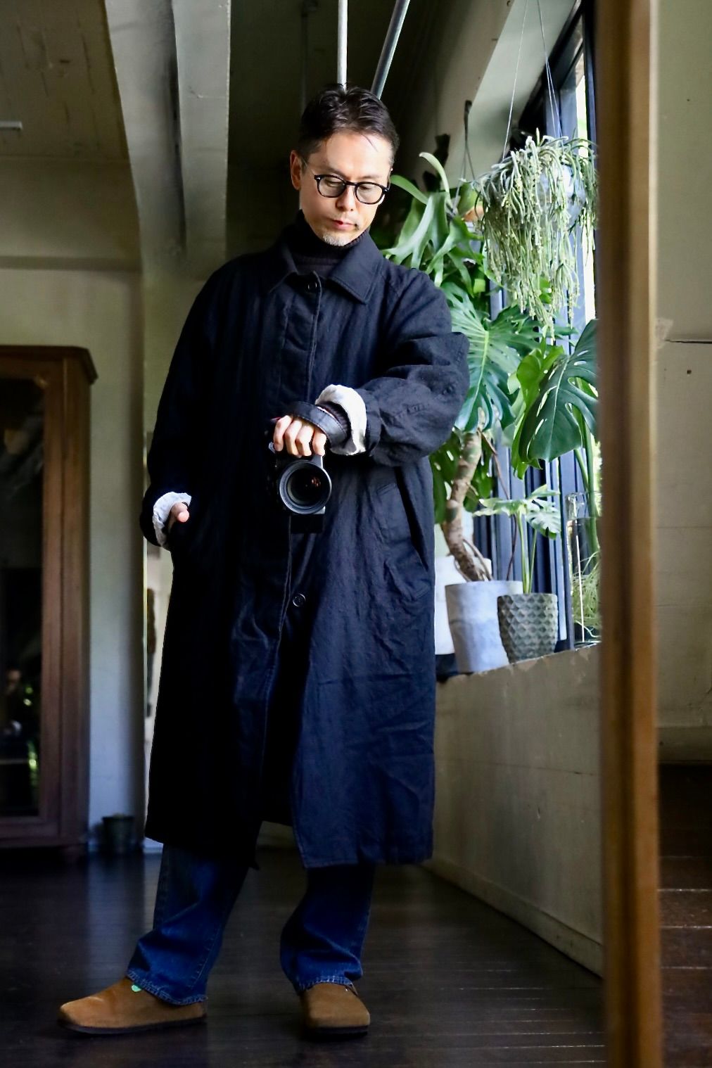 COMME des GARCONS HOMME - コムデギャルソンオム24AWウールサージ縮絨