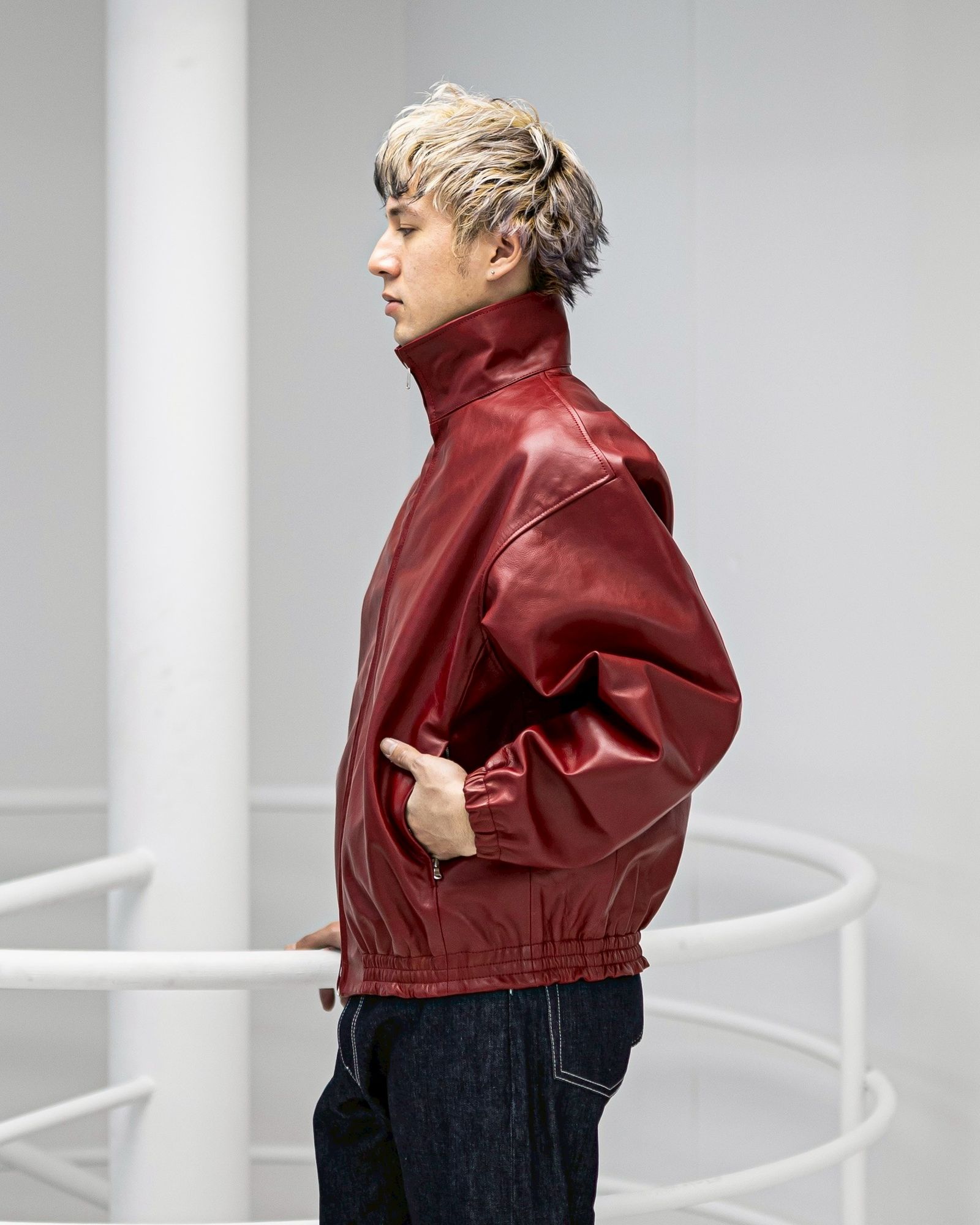 YOKE - YOKE 26SS レザージャケット Carf Leather Truck Jacket