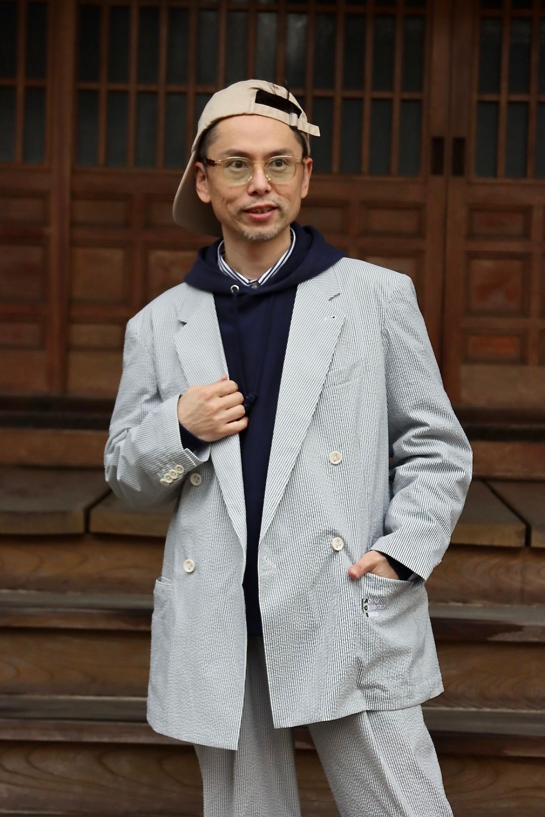 AOR 22SSシアサッカーセットアップ