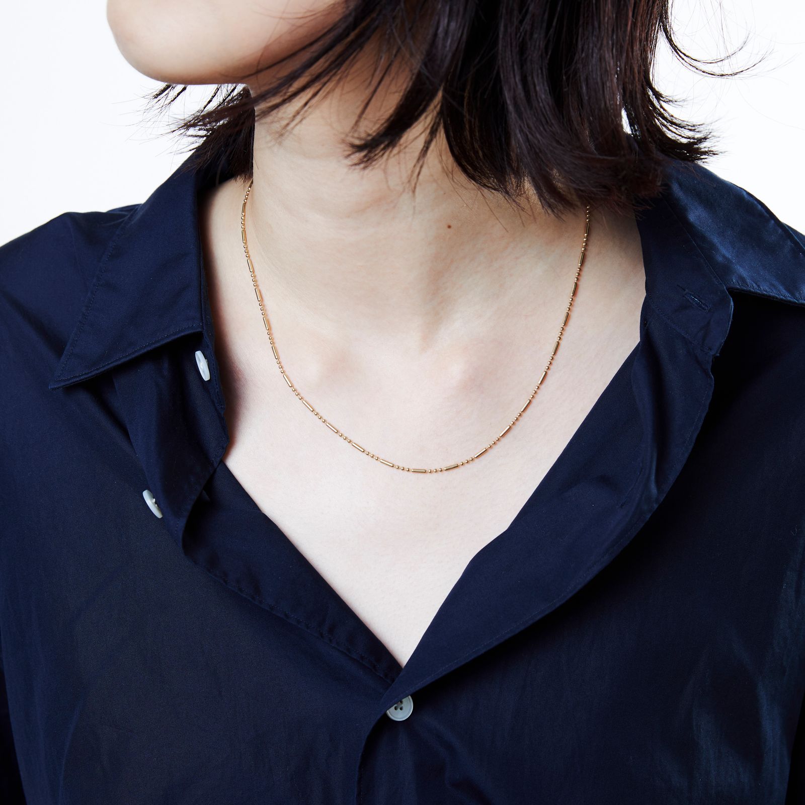 XOLO - XOLO JEWELRY ネックレス / Cylinder Link Necklace(XON41-50G