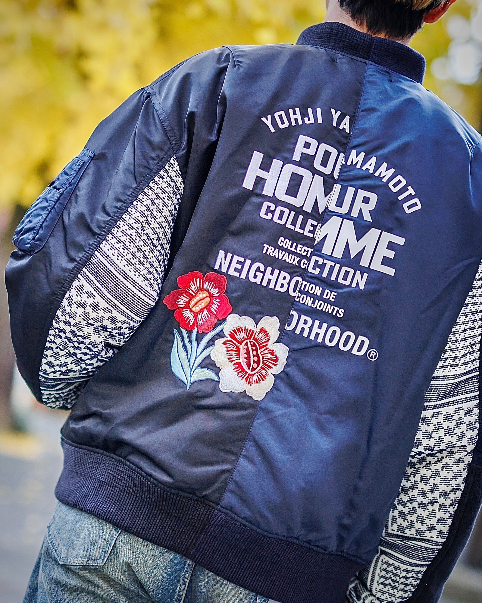 yohji yamamoto - Yohji Yamamoto MA-1 JACKET(HP-J93-602)BLACK | MARK