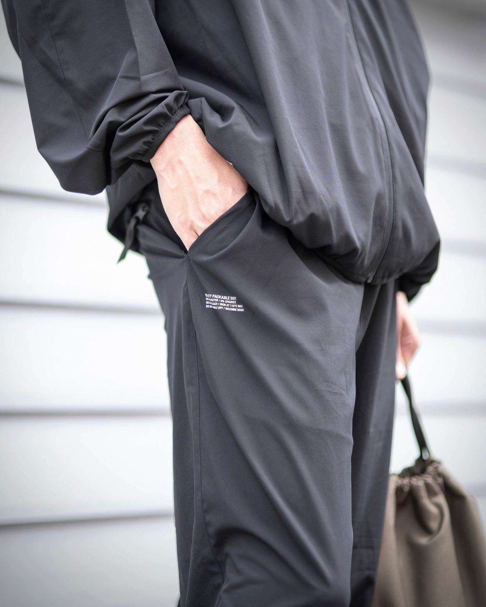 ReFresh!Service. UTILITY PACKABLE SUIT(BLACK)style 2024.6.21