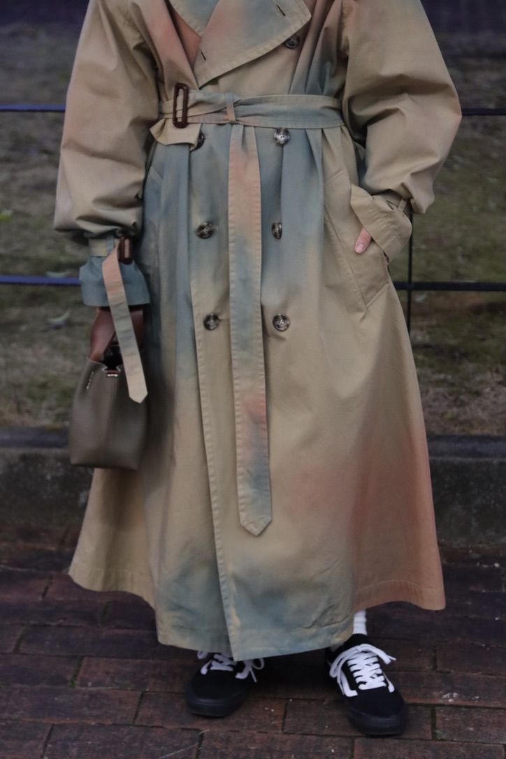 YOKE 新作SPRAY PRINTED TRENCH COAT style.2023.1.24 | 3134 | MARK