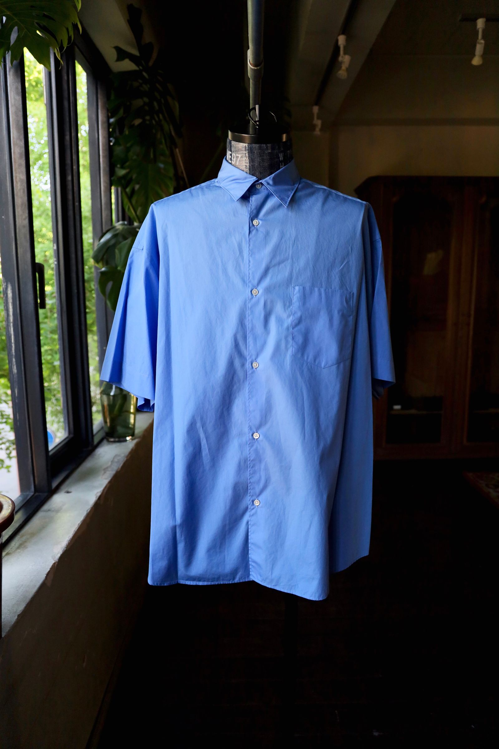 Graphpaper - グラフペーパーシャツ Broad S/S Oversized Regular