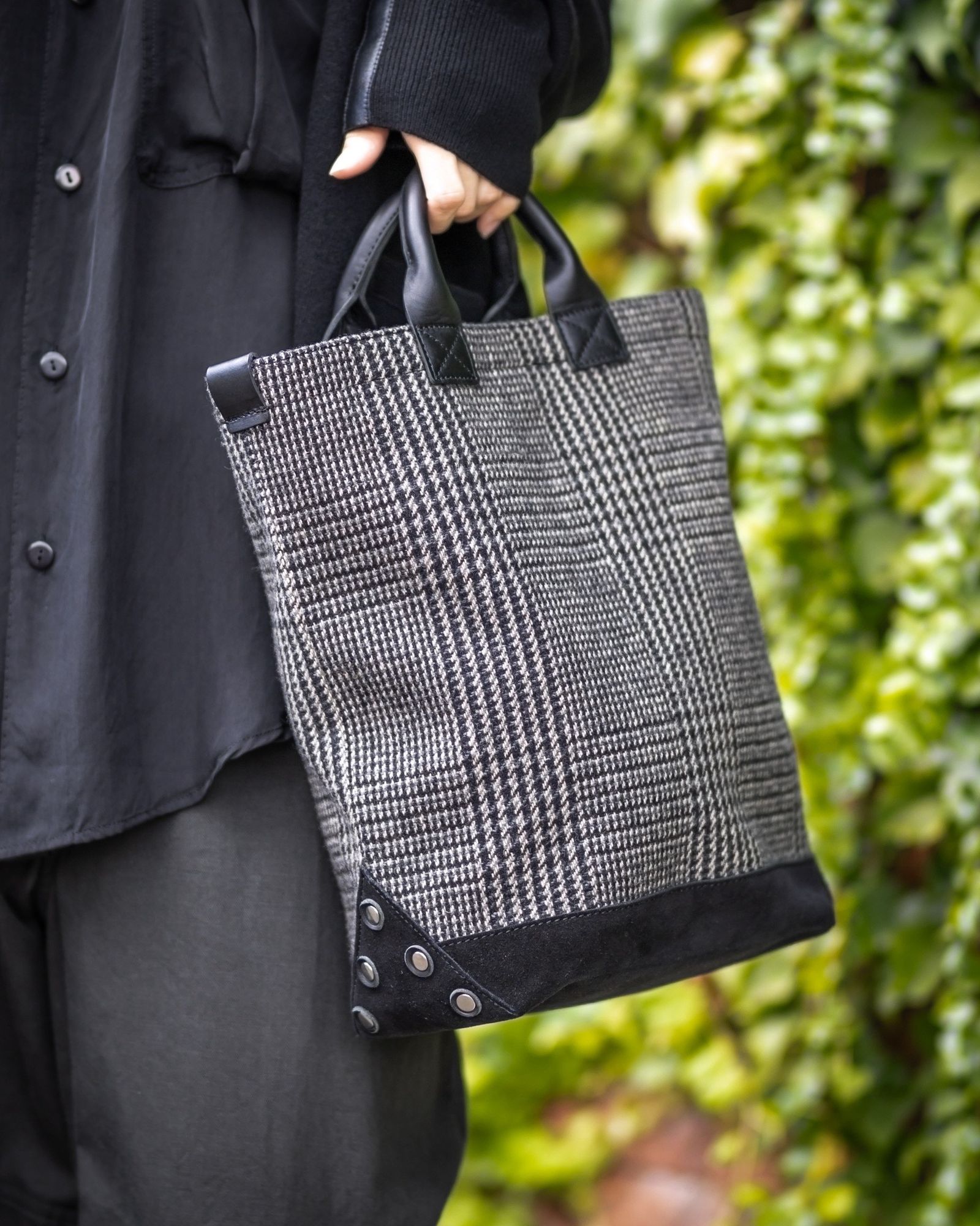 Hender Scheme - エンダースキーマ 25SA バッグ tweed tote small(xu-b