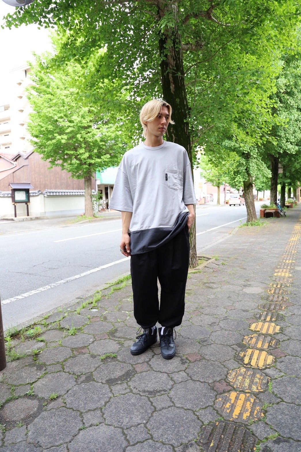 COMME des GARCONS 異素材切り替えTシャツStyle 2024.4.30 | 4697 | MARK