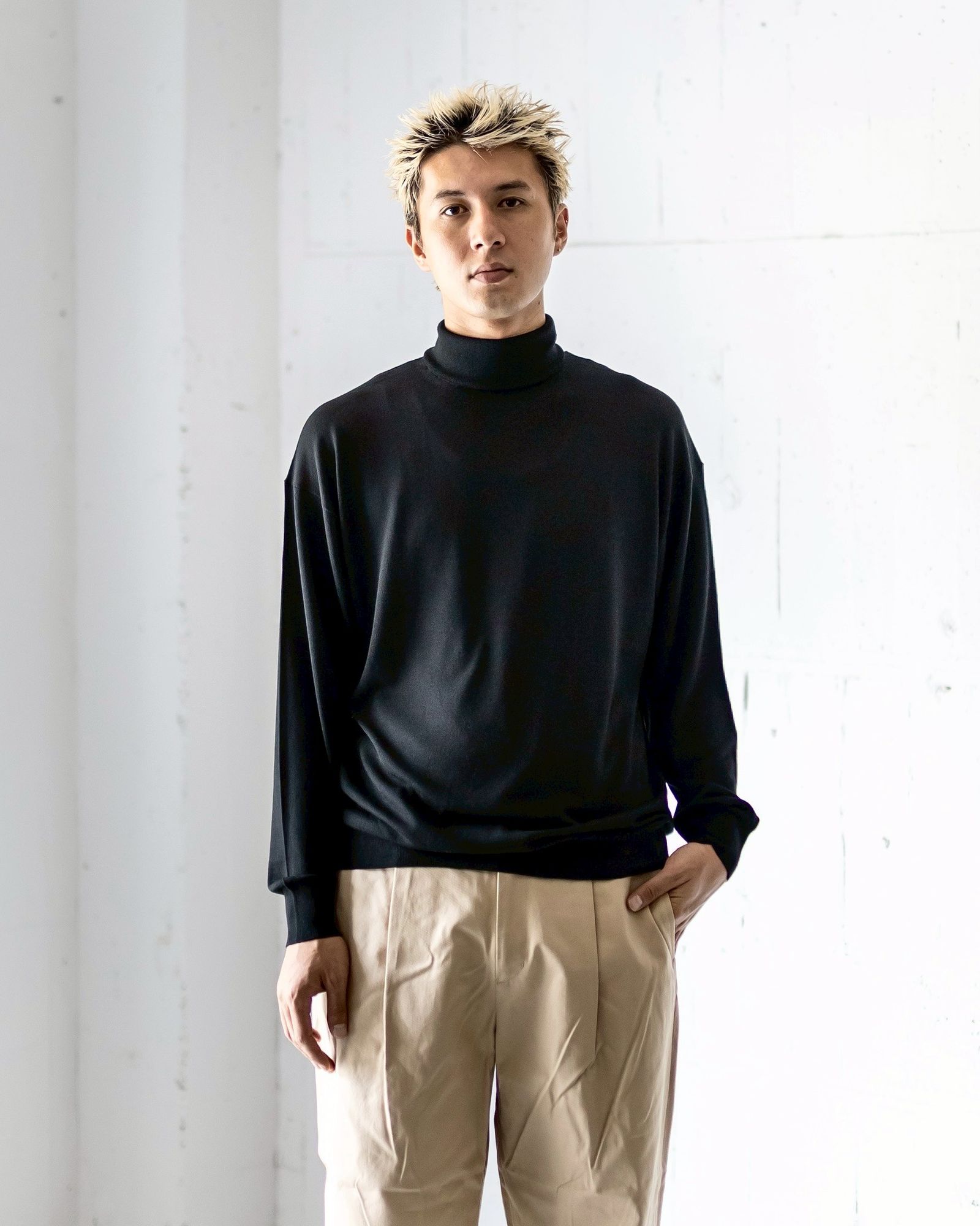 Graphpaper - グラフペーパー25AW High Gauge L/S Oversized High Neck