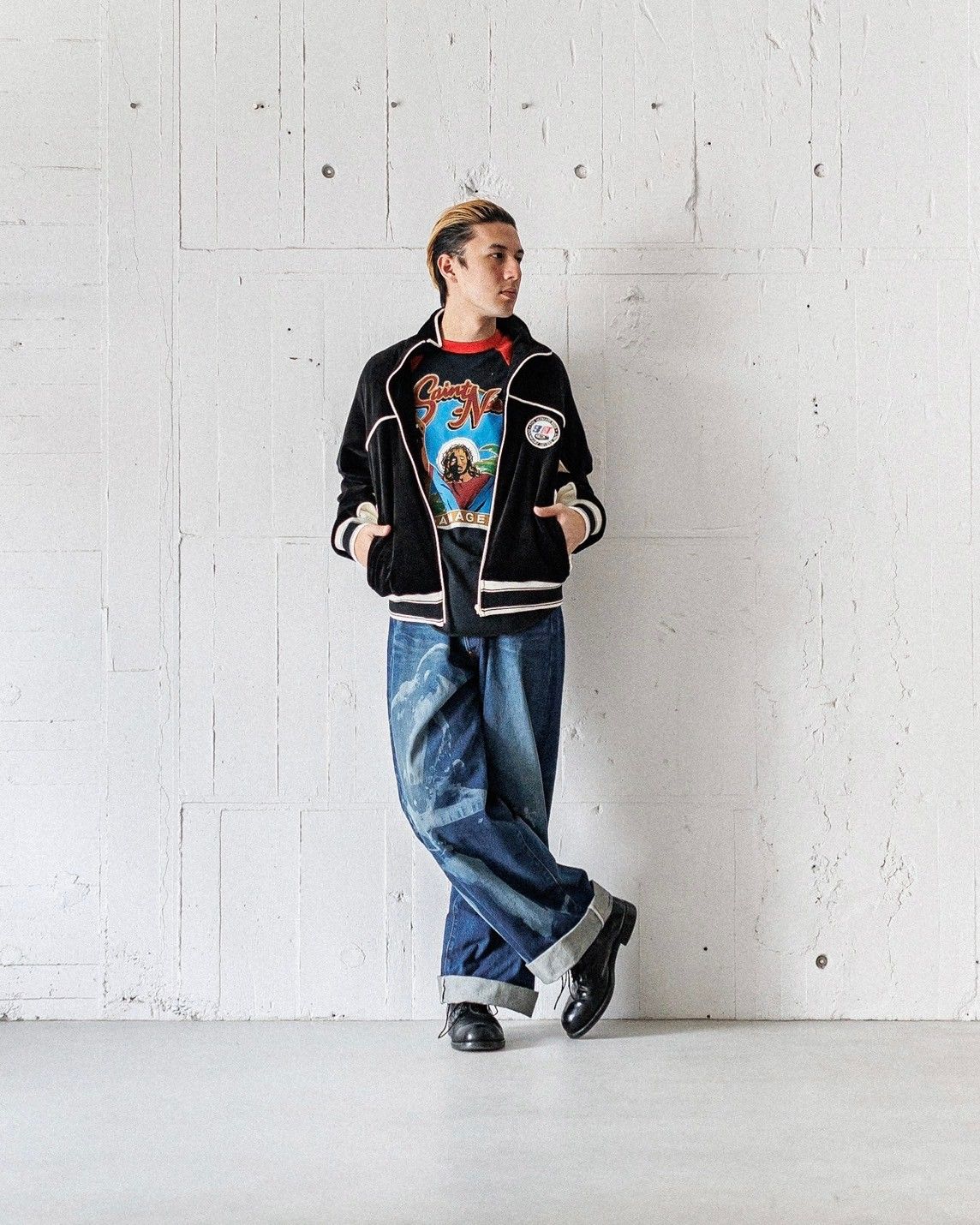 SAINT M×××××× - セントマイケル25SS ラストマンコラボ VELOUR