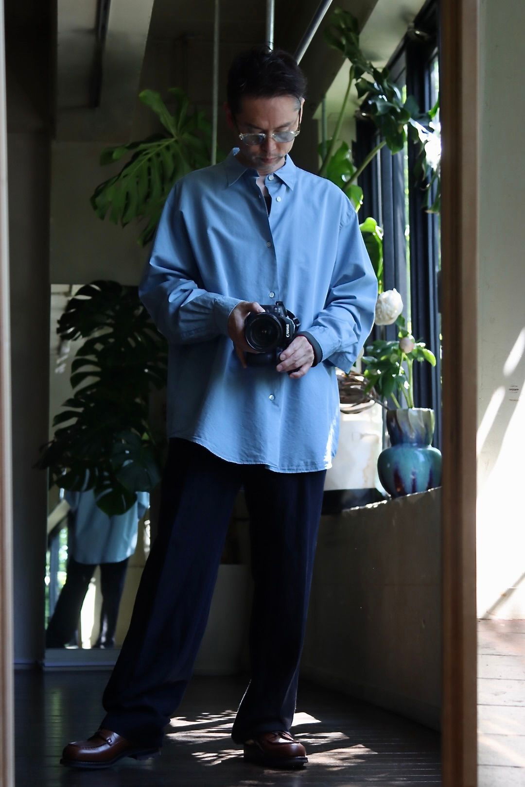 A.PRESSE Regular Collar Shirtスタイル2023.5.25. | 3319 | MARK