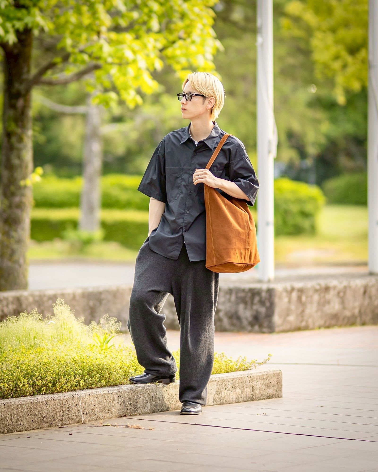 Morphée - Morphee / モルフェトートバッグ CYLINDER L(CYL-OBR)OIL