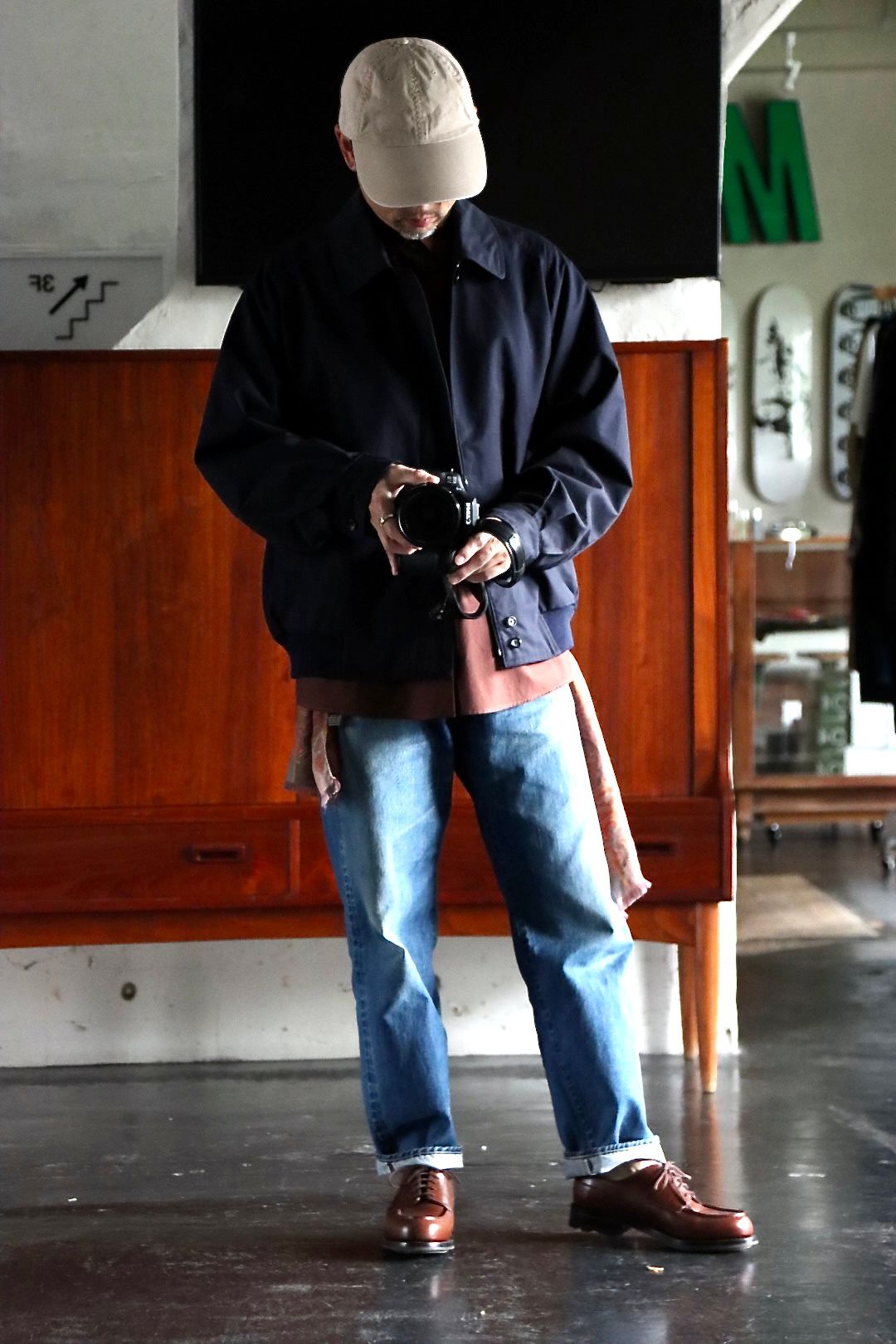 A.PRESSE - アプレッセ22FW Harrington Jacket(22AAP-01-08H)NAVY | MARK