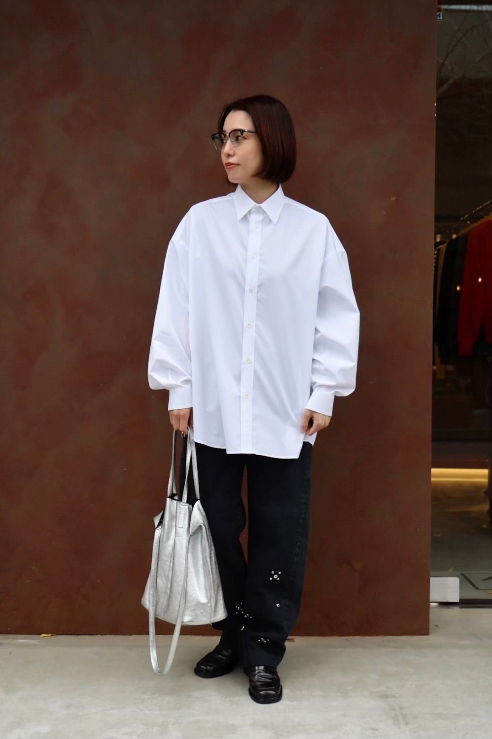 Graphpaper - Graphpaper 25AW Women's High Count Broad L/S