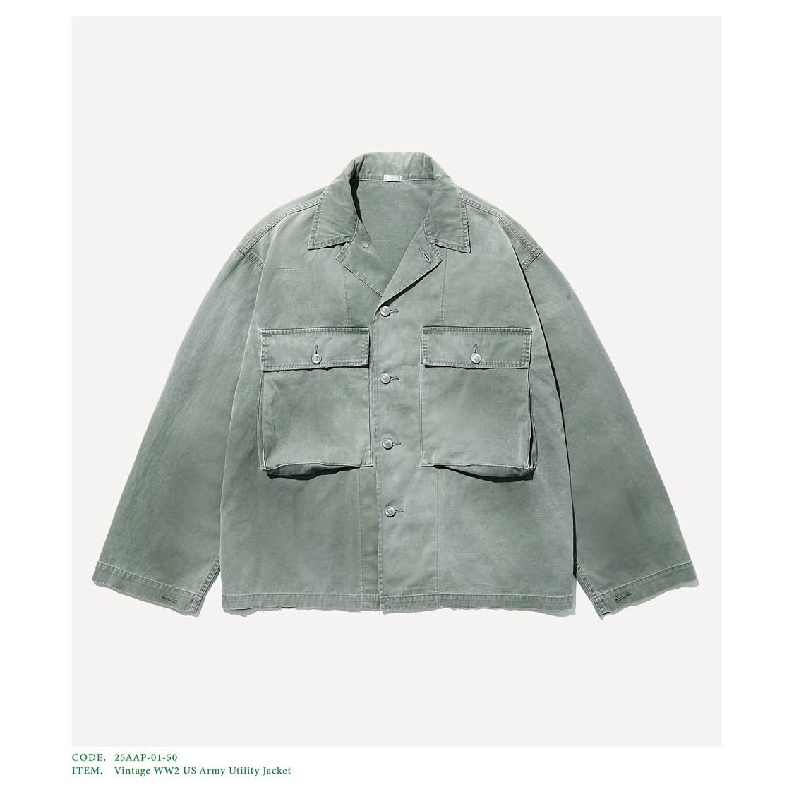 A.PRESSE - アプレッセ 2025 STYLE2 Vintage WW2 US Army Utility