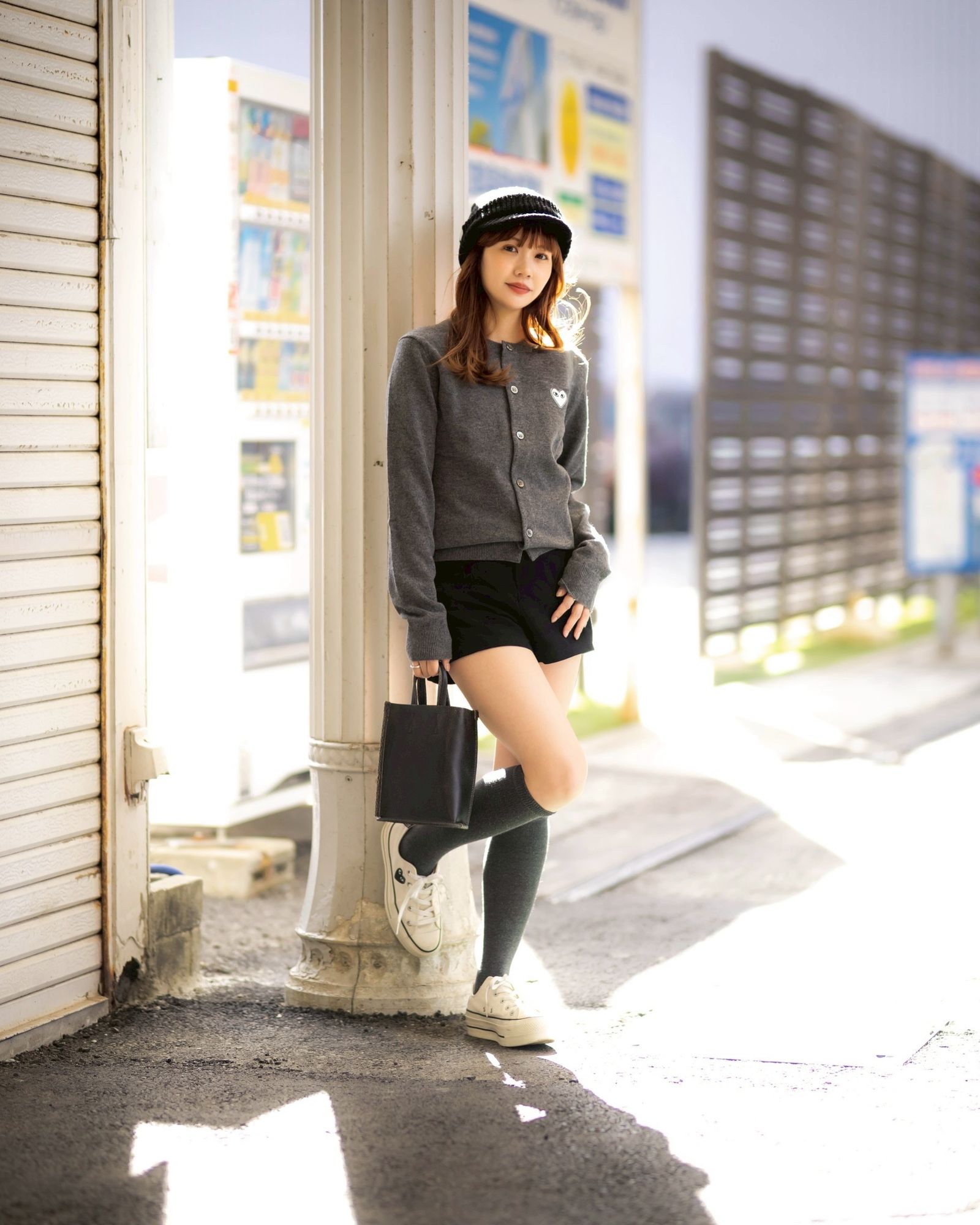 ラウンドネックカーディガン | MARK