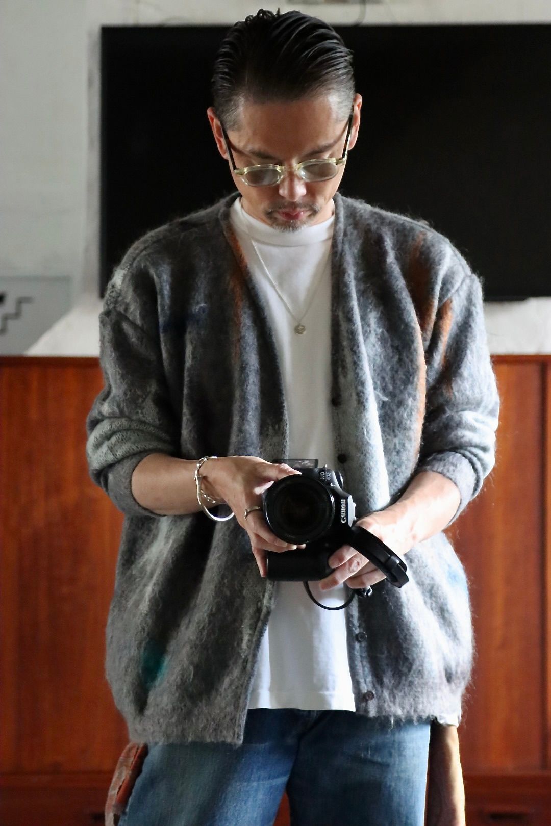 ヨーク22AW STILL JACQUARD CARDIGANスタイル.2022.9.6. | 2740 | MARK