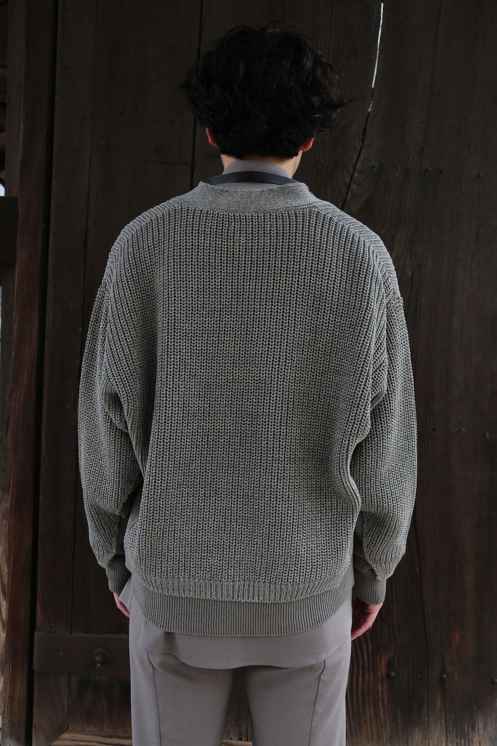 YOKE 5G CONNECTING RIB CARDIGAN(YK21SS0223S) style. 2021.03.07