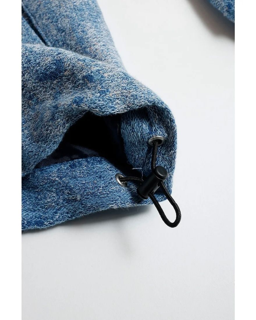 FDMTL - ファンダメンタル デニムシャツ BORO JAQUARD COACH 3YR WASH