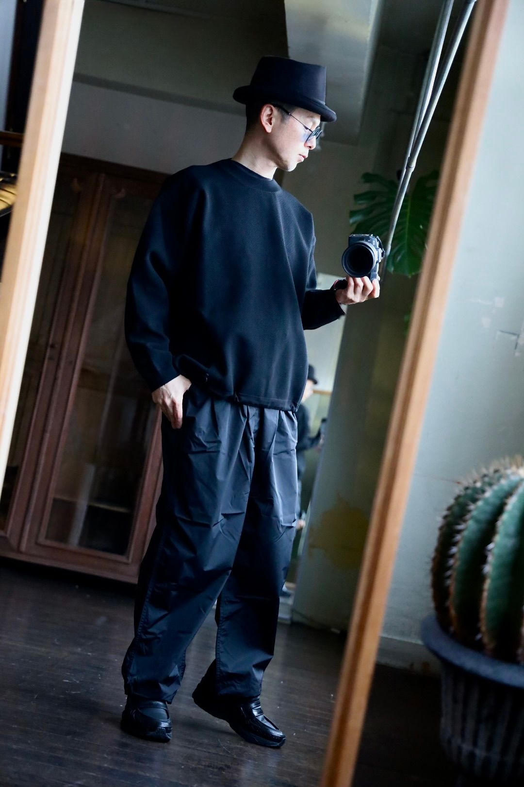 COMME des GARCONS HOMME エステルメッシュニットスタイル2025.2.24