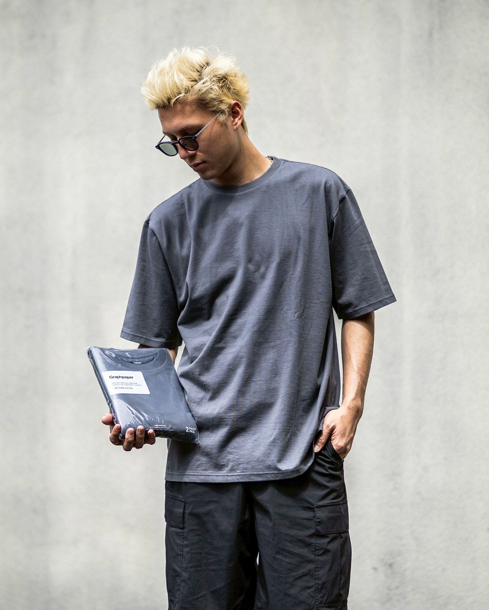 Graphpaper - グラフペーパー パックTシャツ 2-Pack Crew Neck Tee