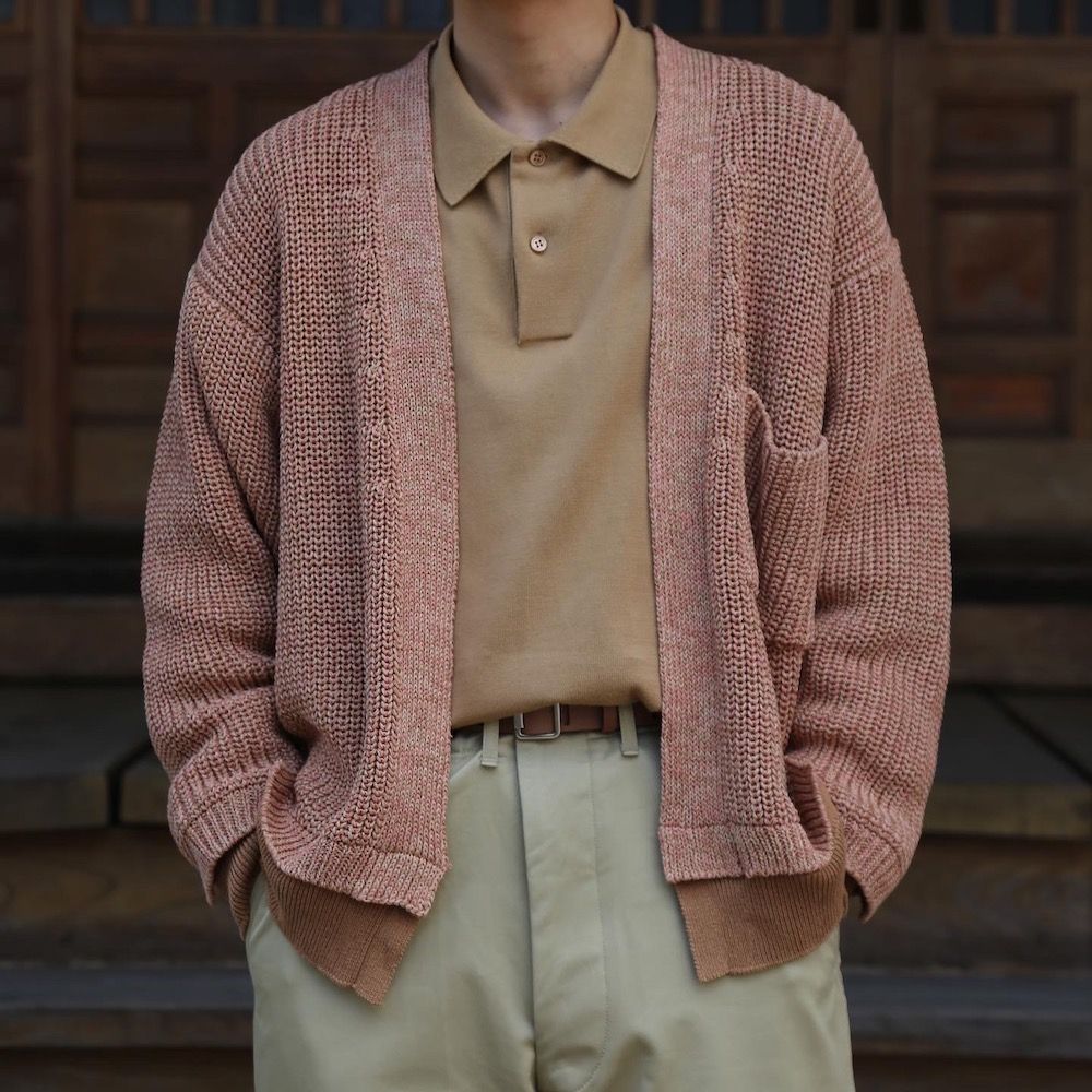 YOKE 5G CONNECTING RIB CARDIGAN(YK21SS0223S) style. 2021.03.24