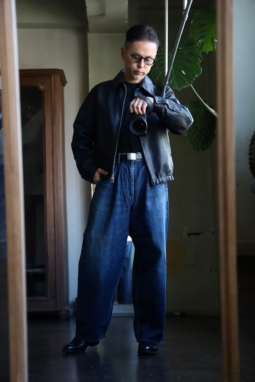 Graphpaper Selvage Denim Two Tuck Pants
