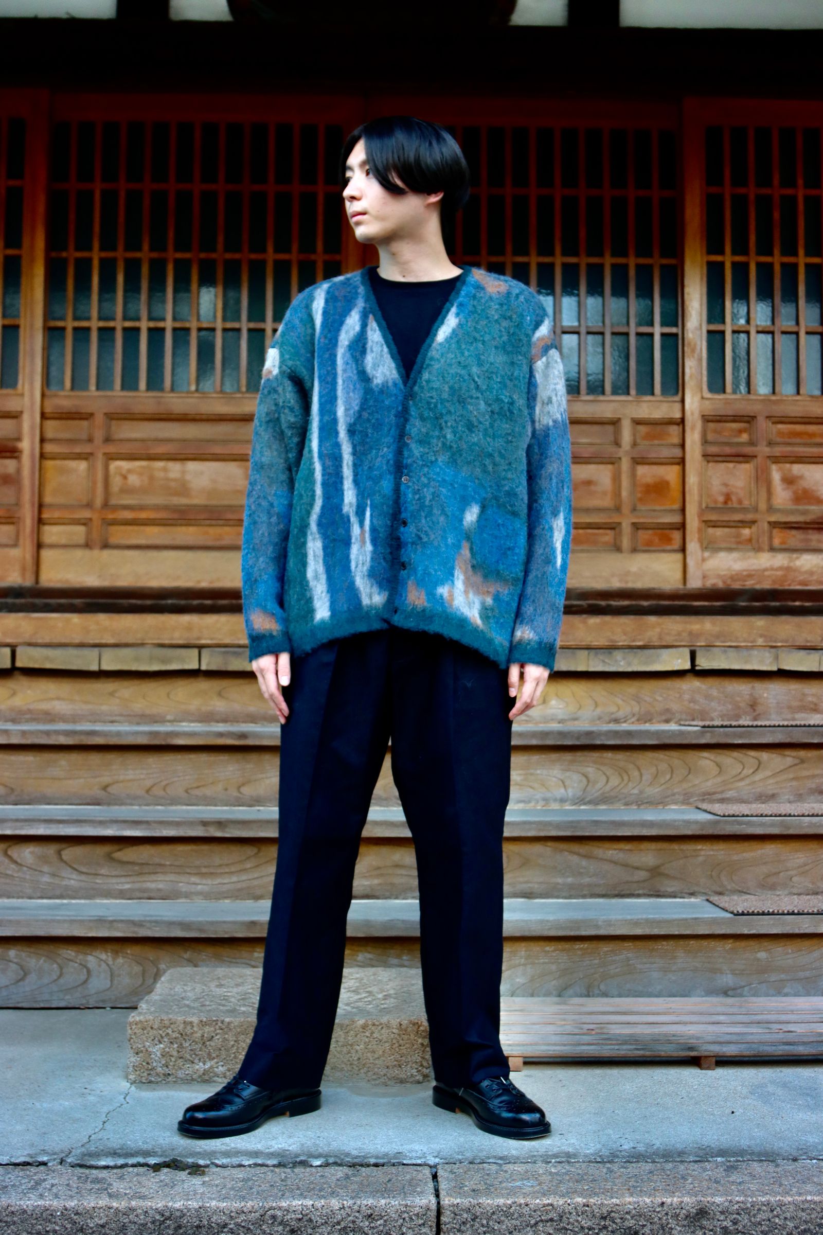 YOKE ROTHKO JACQUARD CARDIGAN(YK21AW0284S)GREEN style | 1873 | MARK