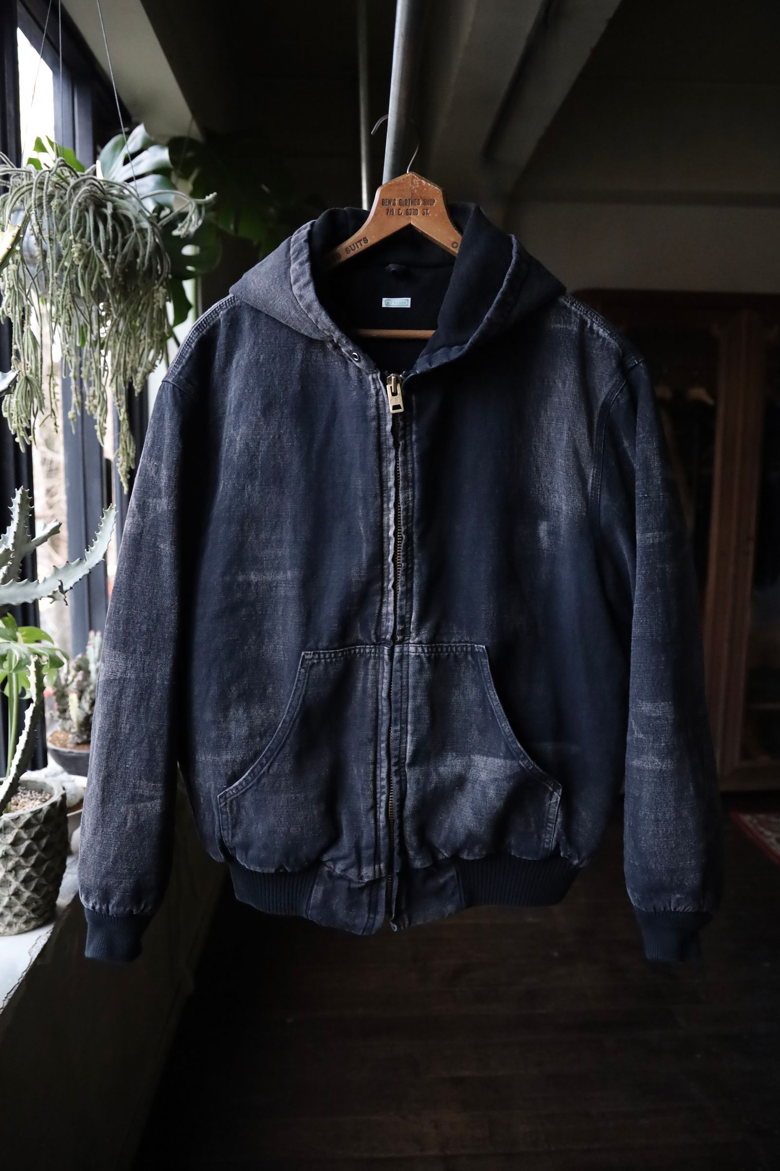 A.PRESSE - アプレッセ Silk Linen Hooded Parka(25SAP-01-14H)BLACK