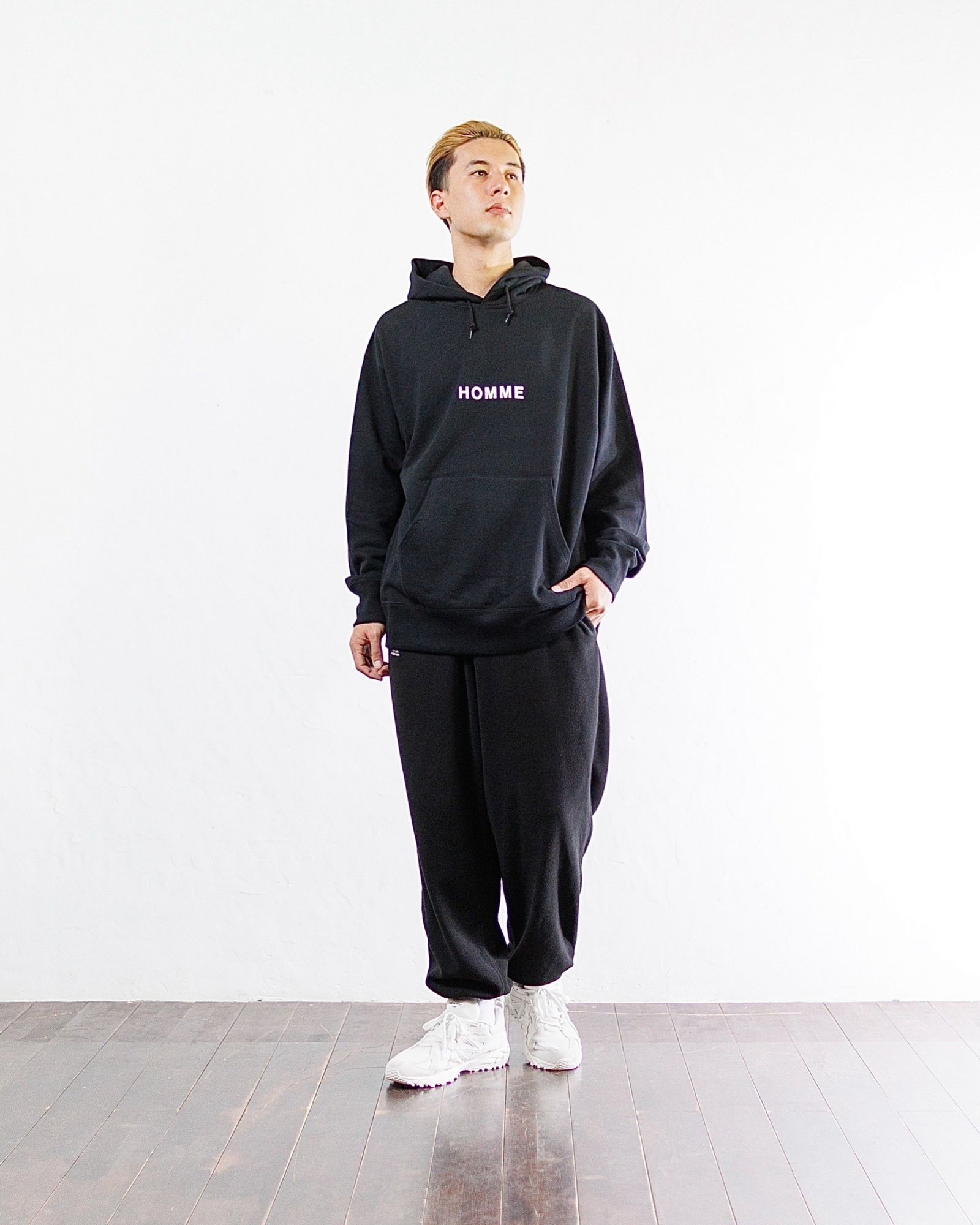 コムデギャルソン オム HOMMEプリントパーカー スタイル 新作発売