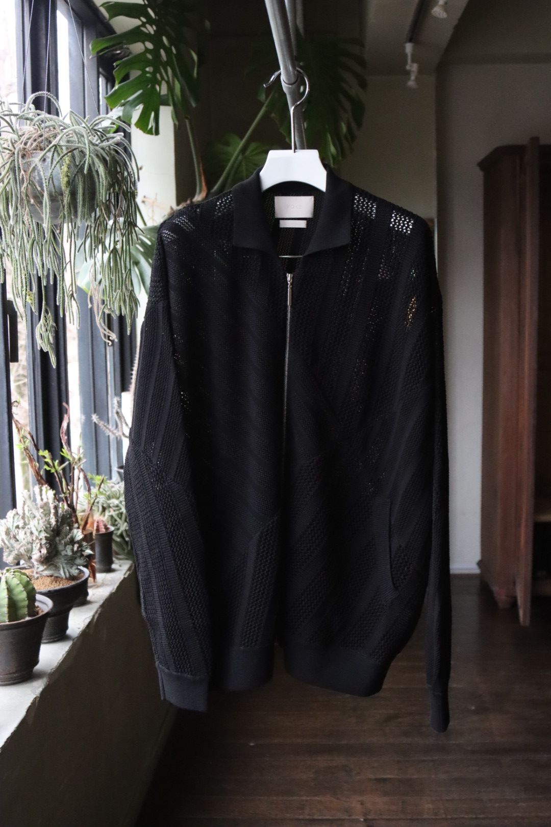 YOKE - ヨーク24SS COTTON MESH STRIPE ZIP-UP CARDIGAN(YK24SS0674S