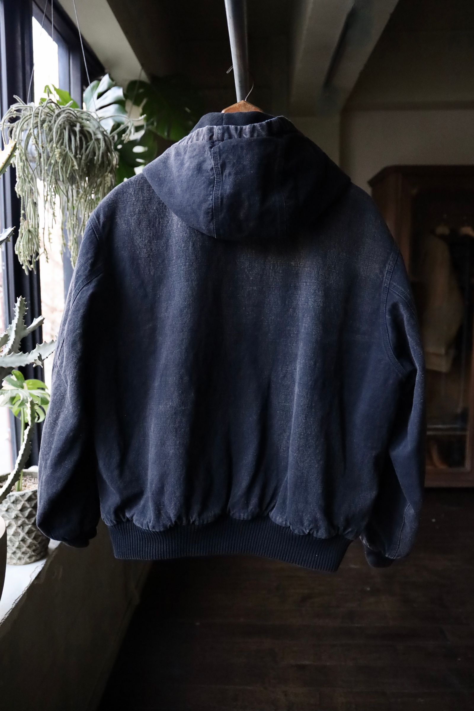 A.PRESSE - アプレッセ Silk Linen Hooded Parka(25SAP-01-14H)BLACK