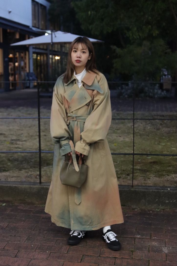 YOKE 新作SPRAY PRINTED TRENCH COAT style.2023.1.24 | 3134 | MARK