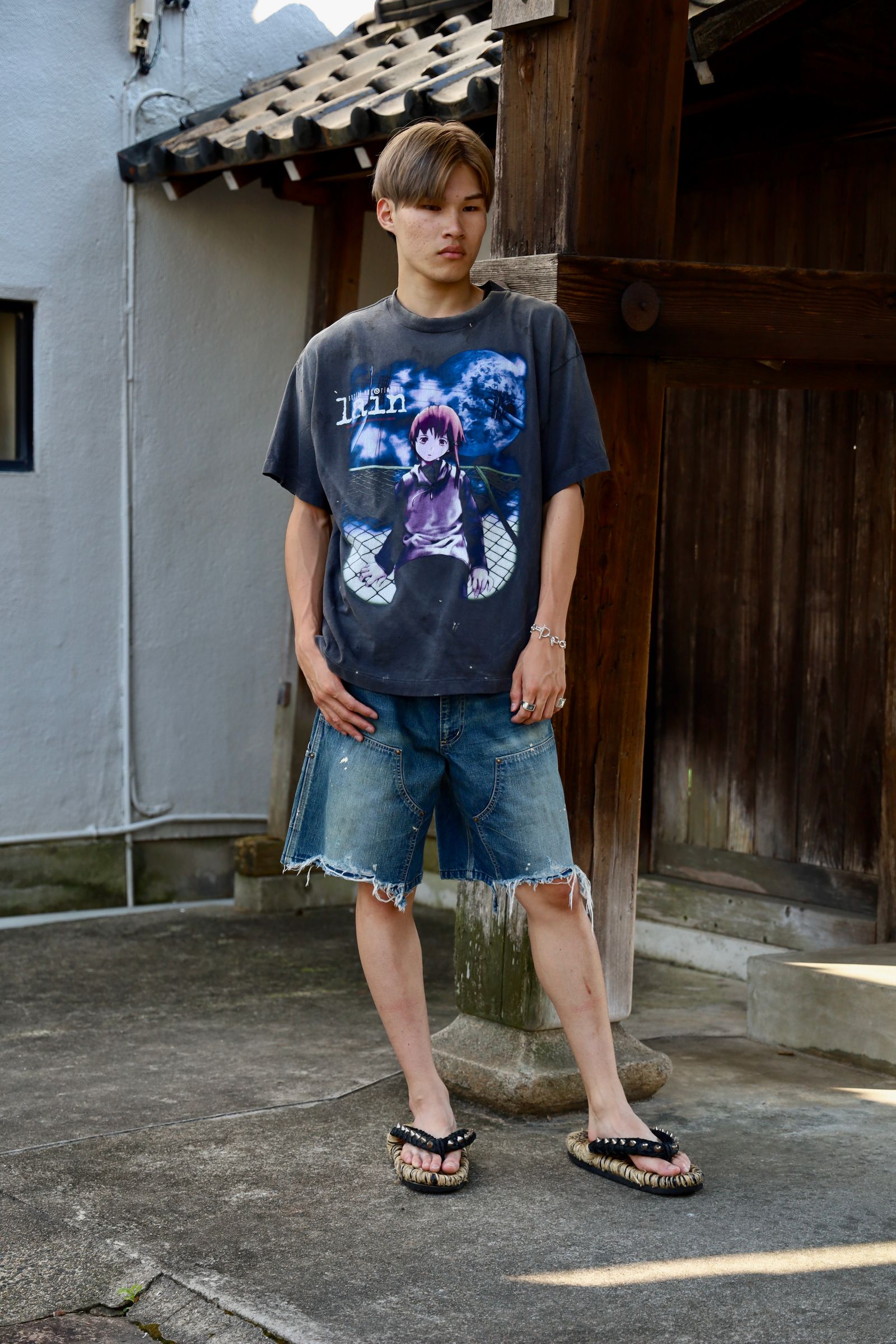 t*7様 KIDILL 14-15AW stripe mix shirts KIDILL 14-15AW stripe mix