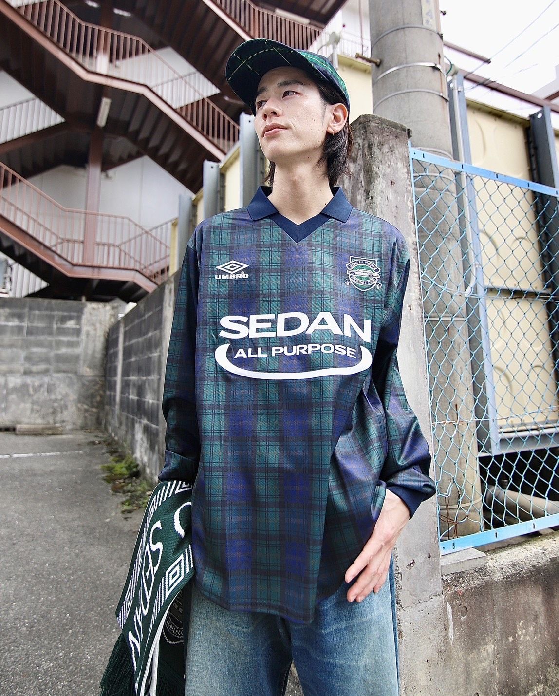 sedan all purpose x umbroショートス リーブゲームシャツ sedan all