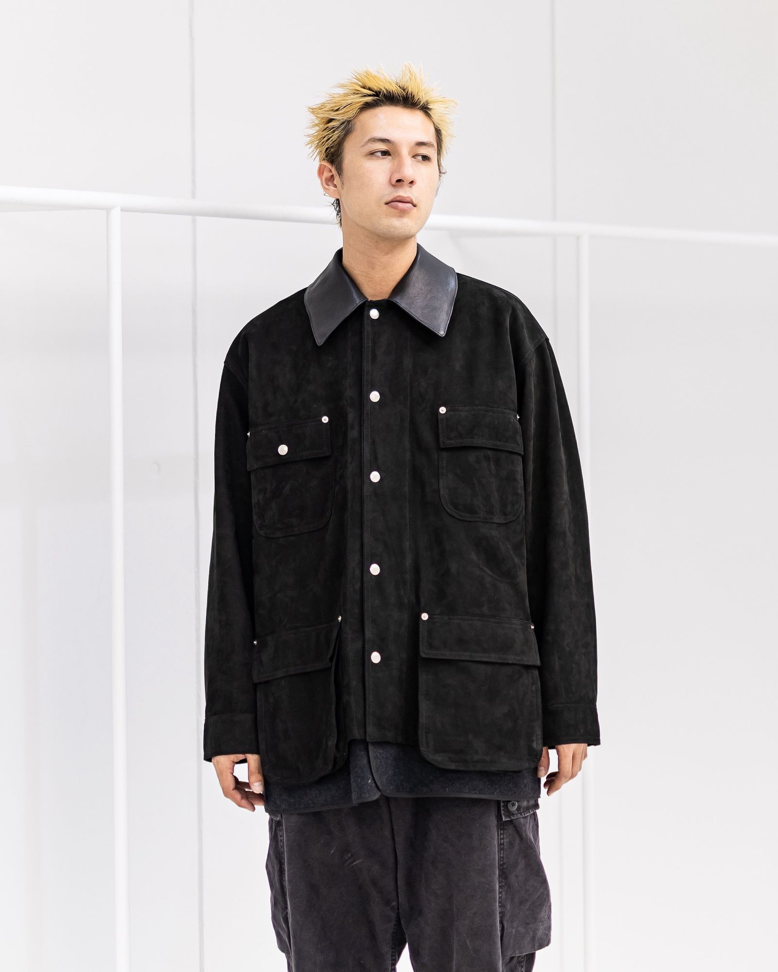 YOKE - ヨーク 25FW パンツ Wool Washer Twill 2pleated Wide-leg Easy
