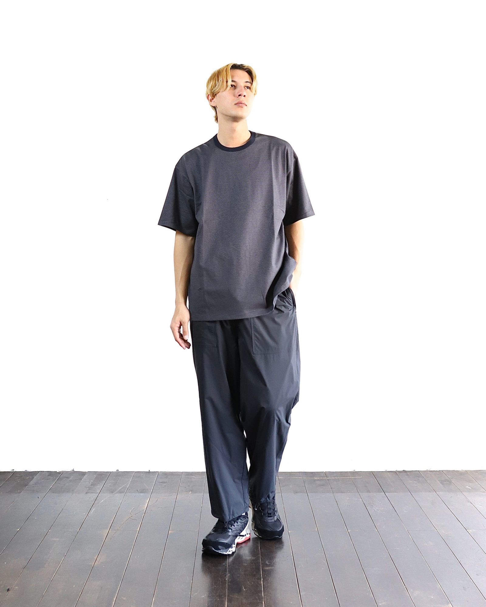 Graphpaper - グラフペーパー25SS Narrow Border S/S Tee(GU251-70116B