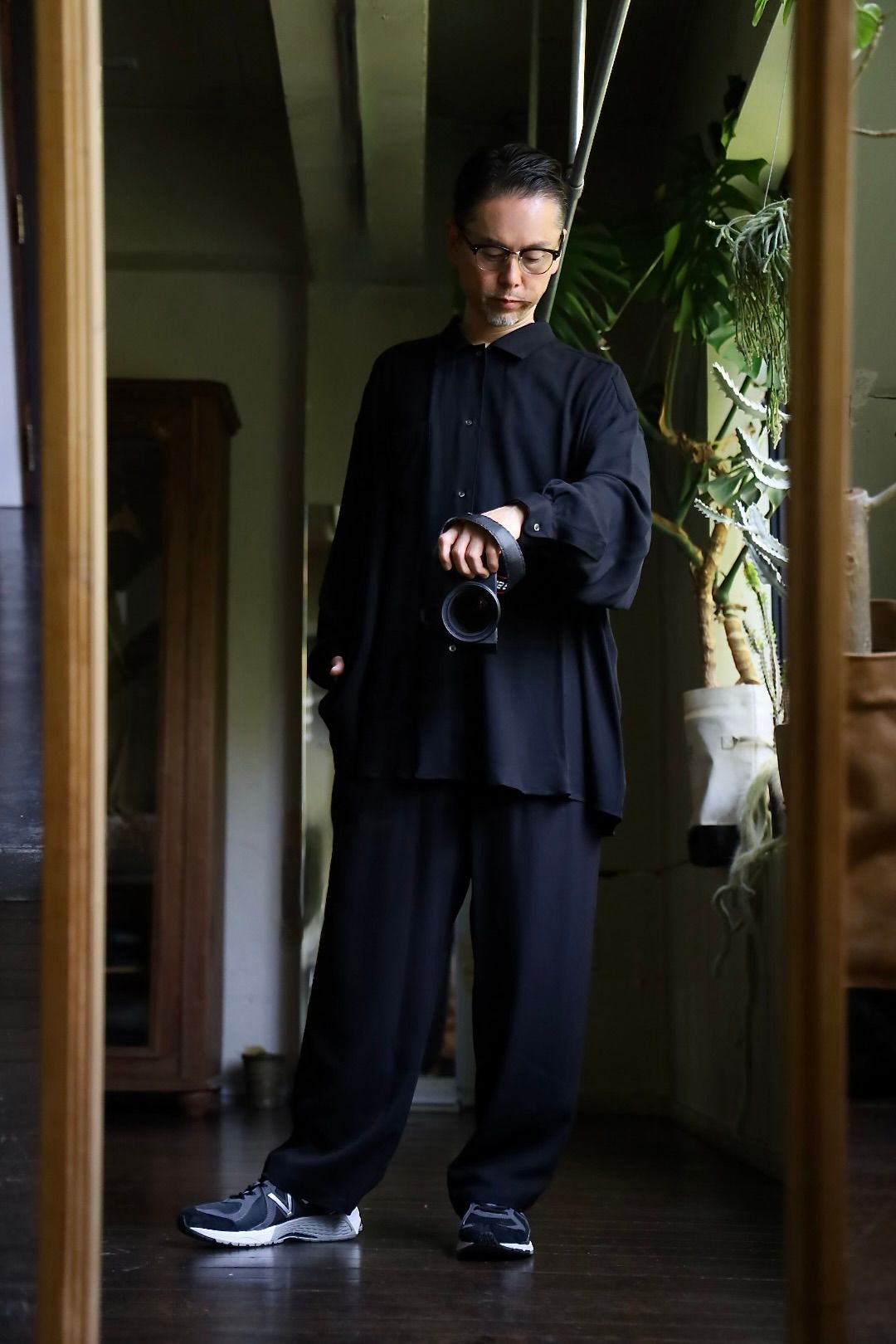 Graphpaper - グラフペーパー SIDOGRAS Twill Viscose Oversized