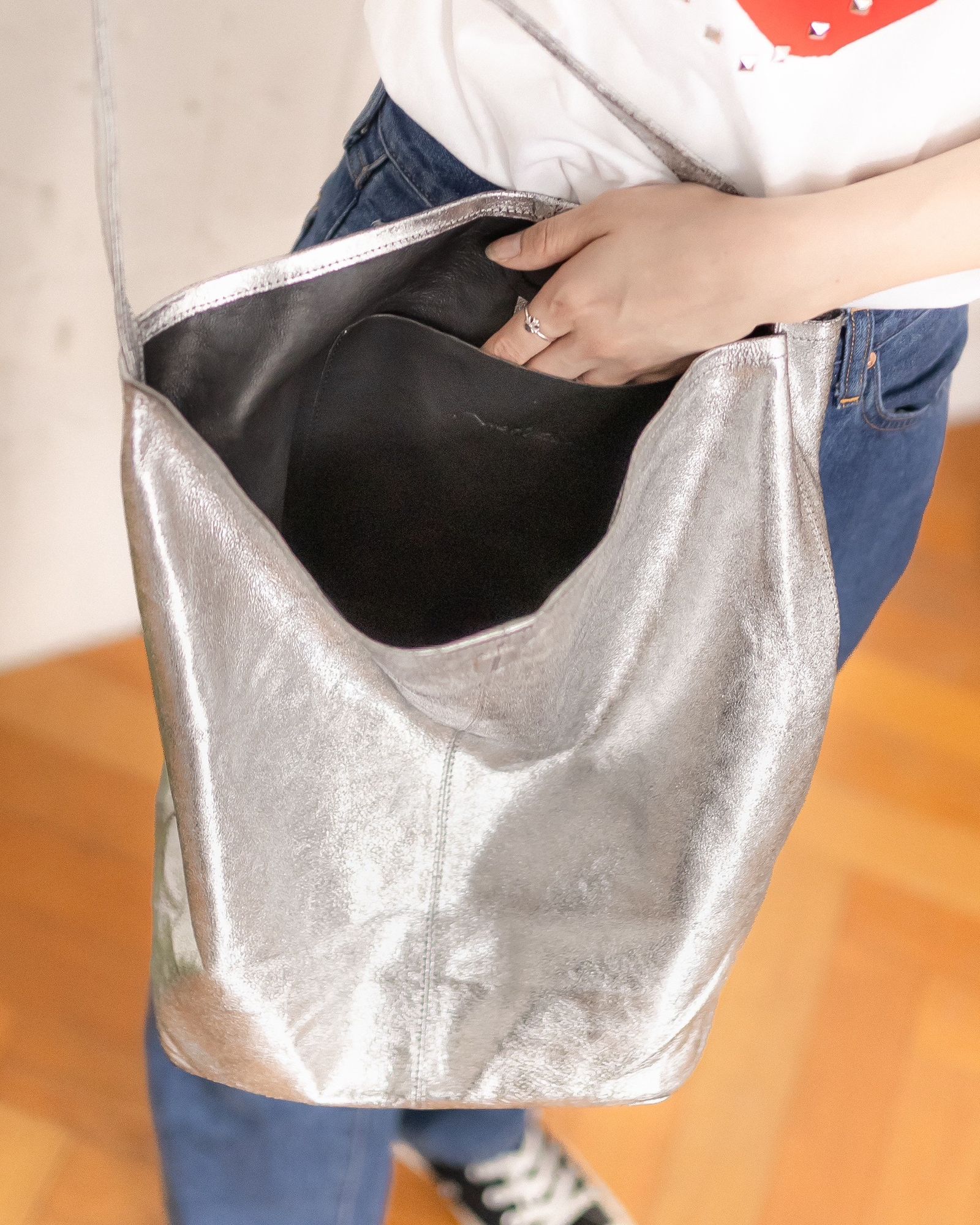 Morphée - Morphee / モルフェトートバッグ CYLINDER M(CYM -SIL