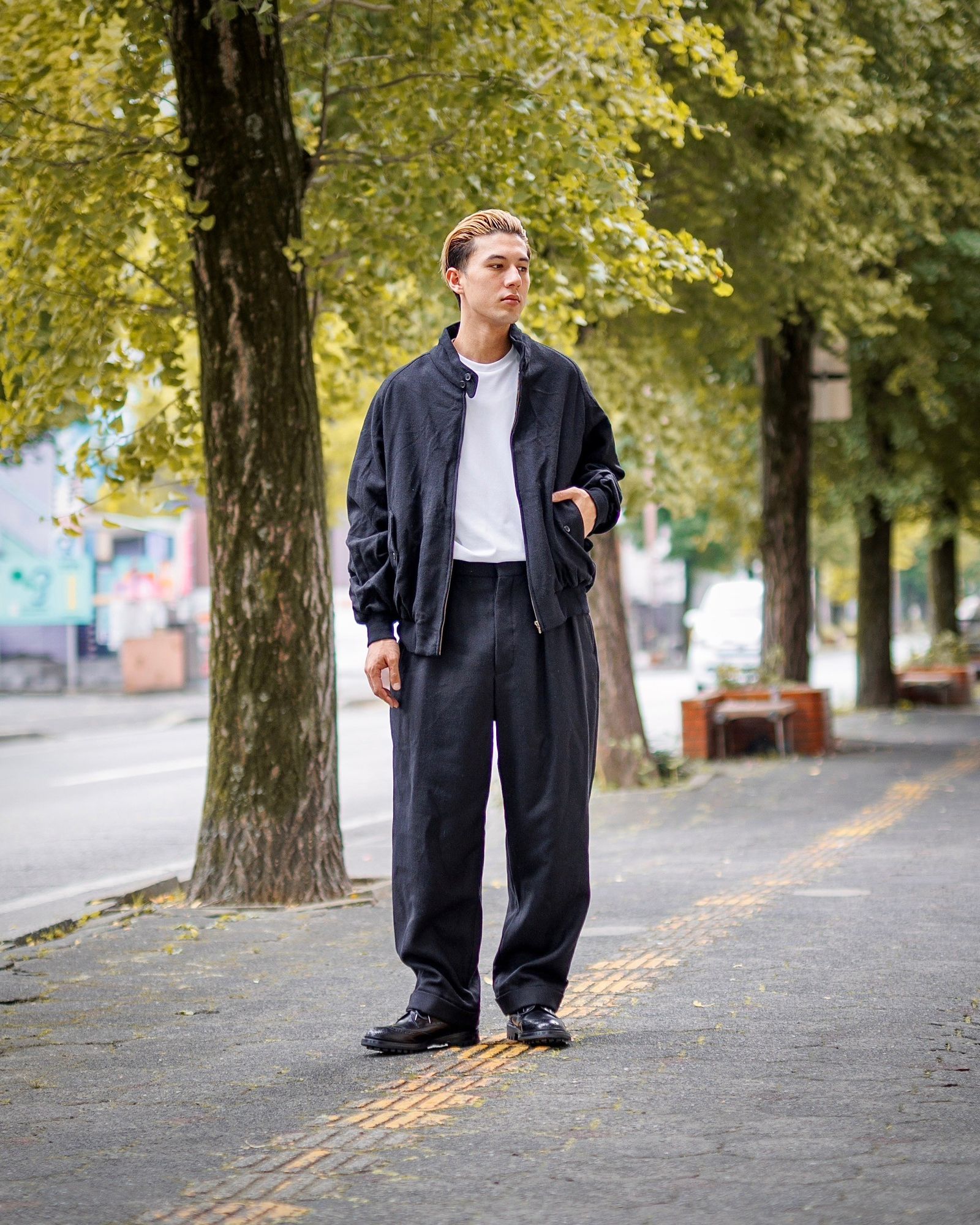 A.PRESSE Tweed Harrington Jacket 10月19日(土)新作発売！ | 5633 | MARK