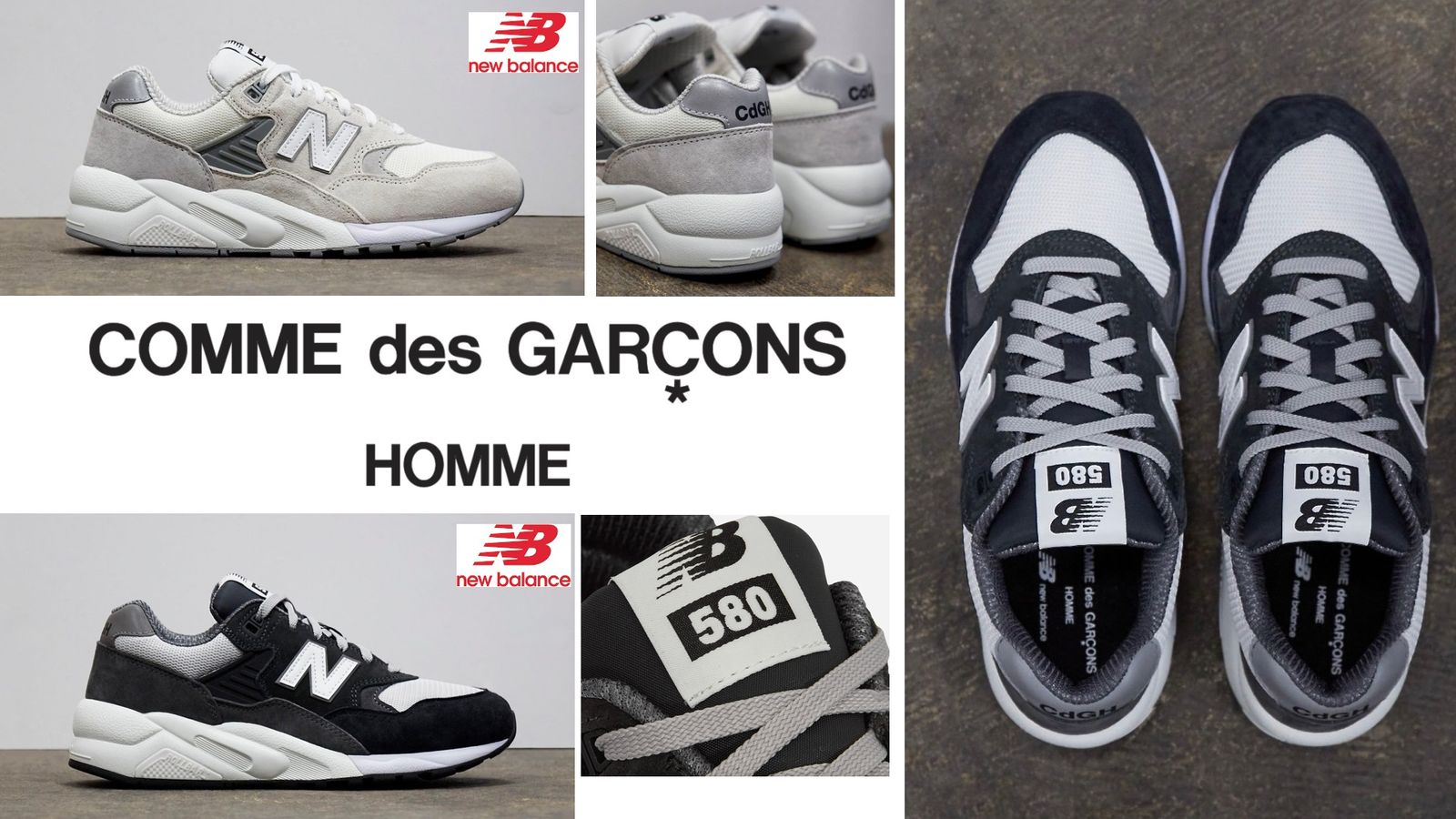COMME des GARCONS HOMME×New Balance MT580☆5月19日(金)発売！ | MARK