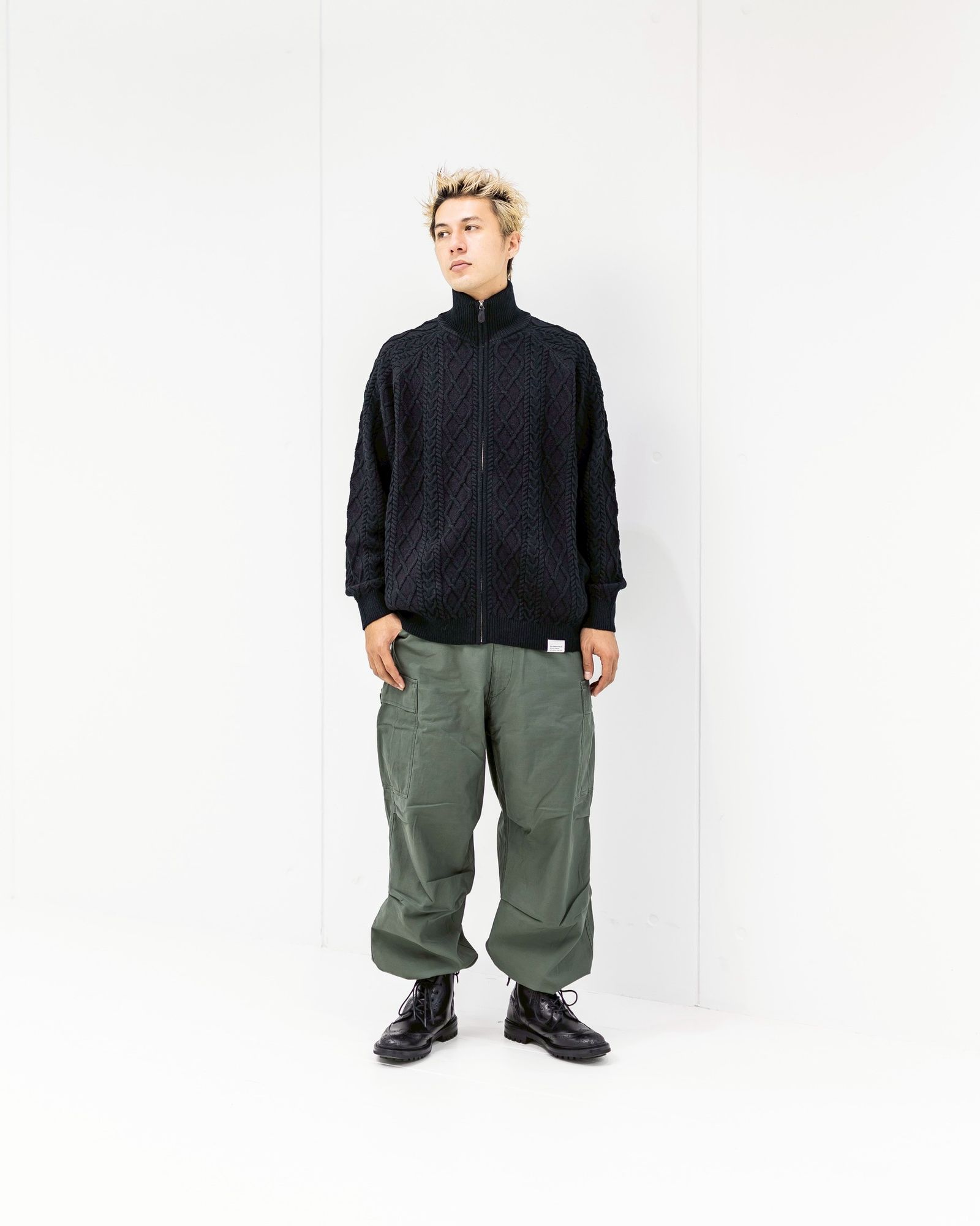 FreshService SHETLAND WOOL x SOLOTEX® TECH FISHERMAN ZIP-UP 10月18