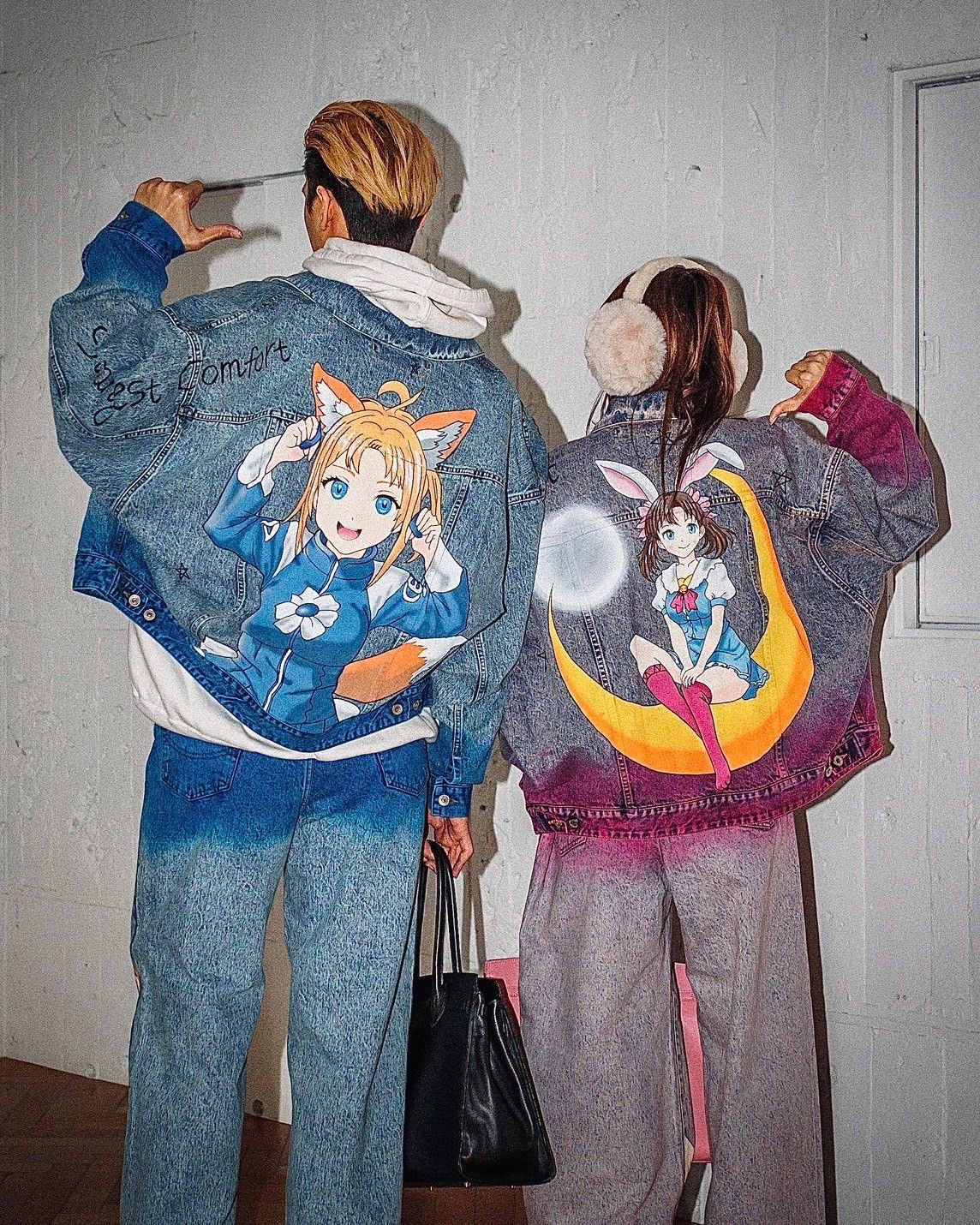 ダブレット ANIME HAND-PAINTING DENIM JACKET スタイル | 6011 | MARK