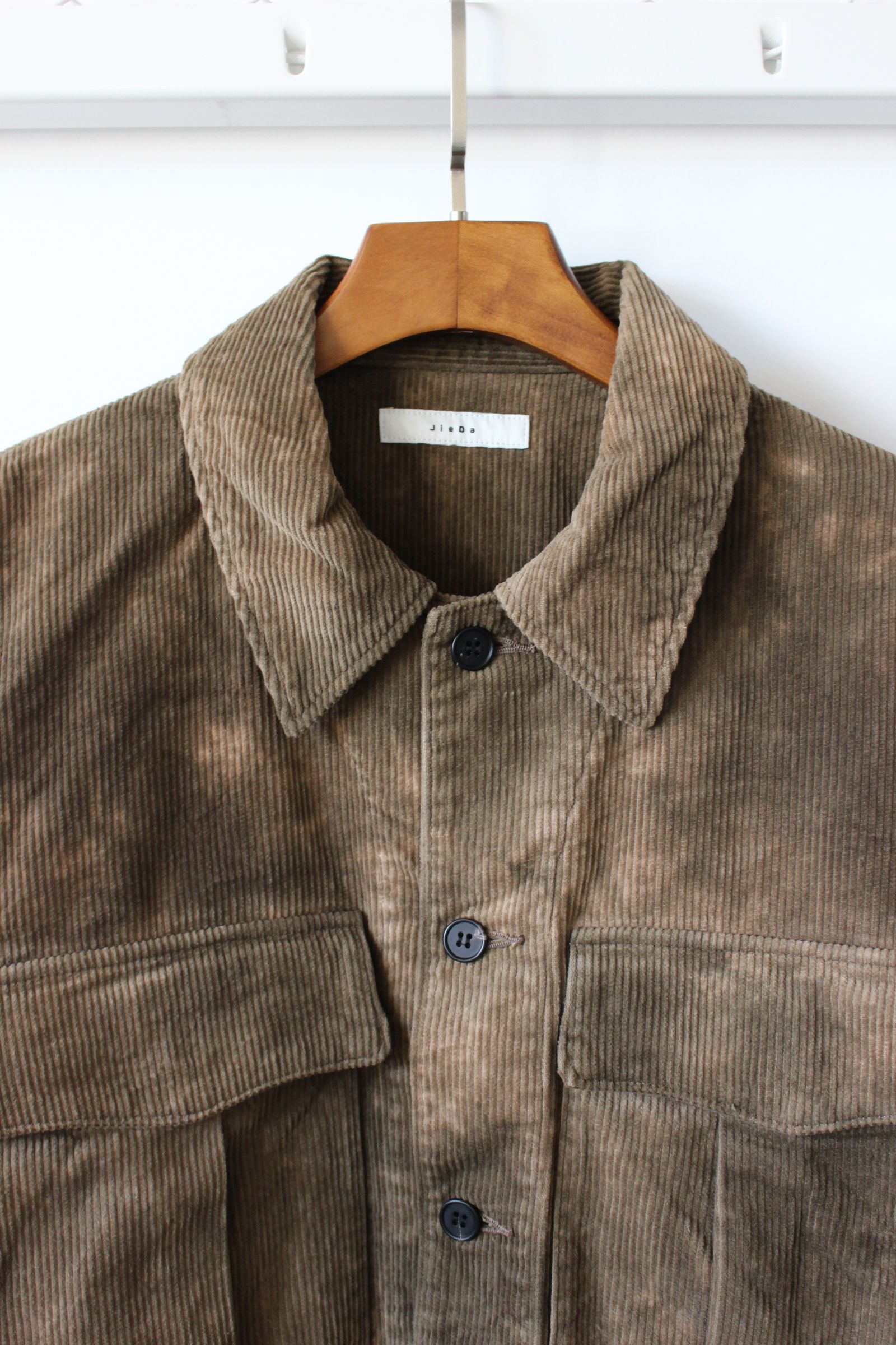 JIEDA - DYDE CORDUROY SHIRT | KHAKI | ジャケット | NapsNote