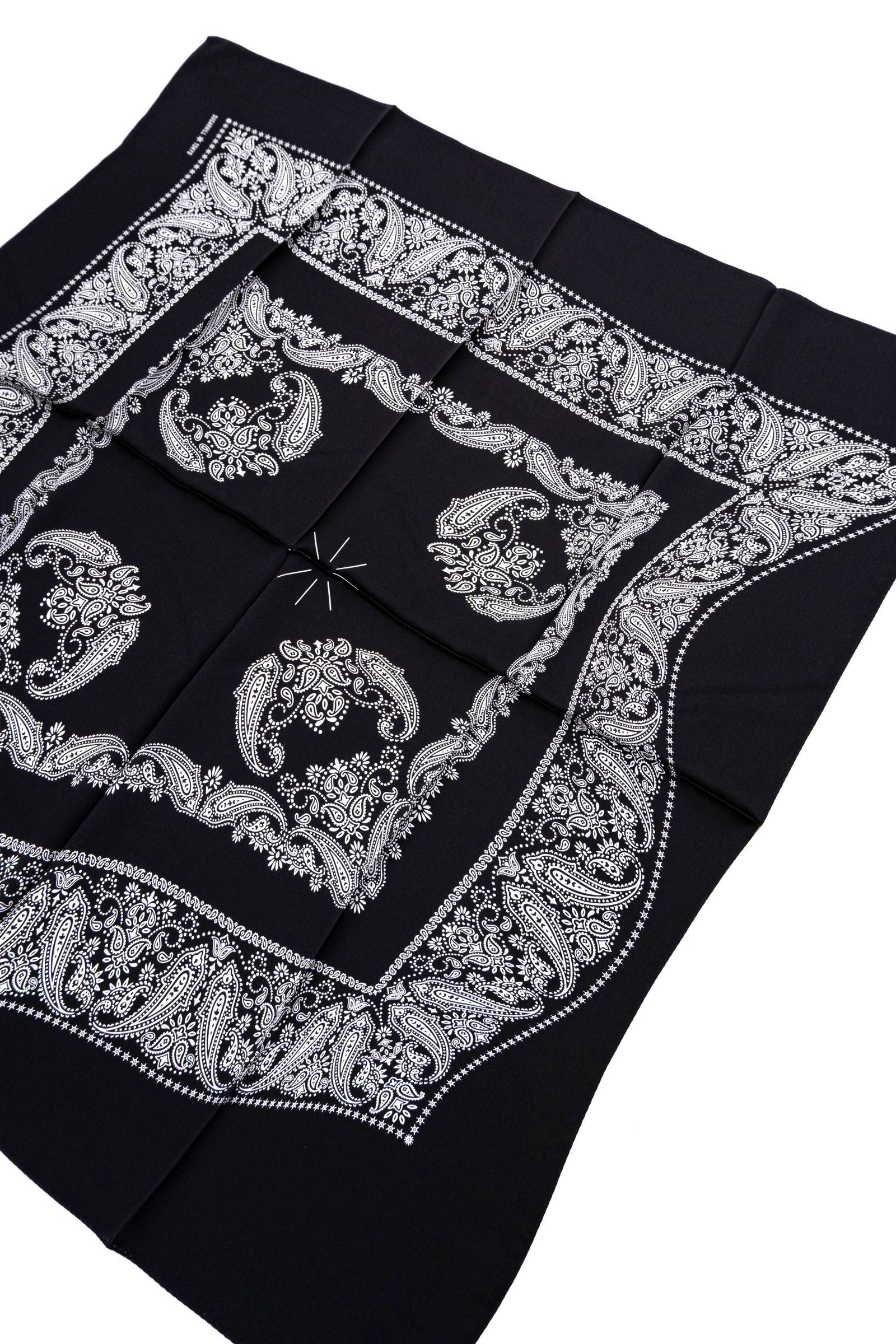 SUGARHILL - BENDED SCARF / BLACK | Retikle Online Store