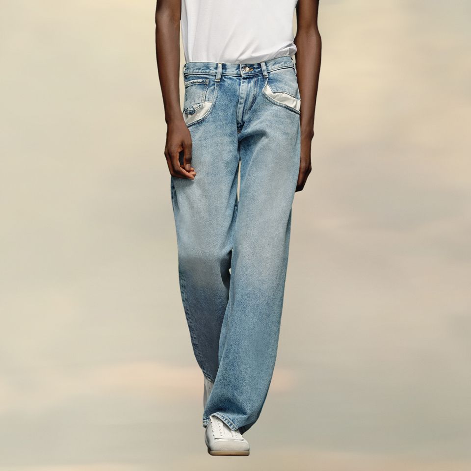 Maison Margiela - ストレートジーンズ コントラストポケット付き | River