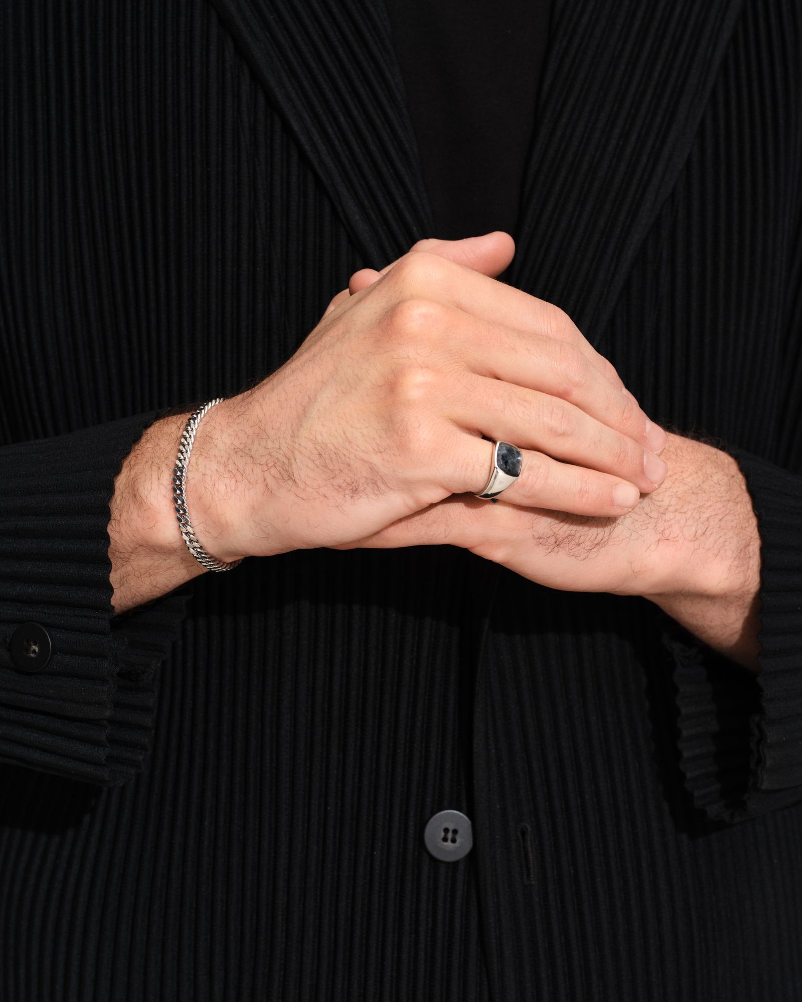 TOMWOOD - Kay Ring Larvikite / シグネットリング (ラルビカイト) | River