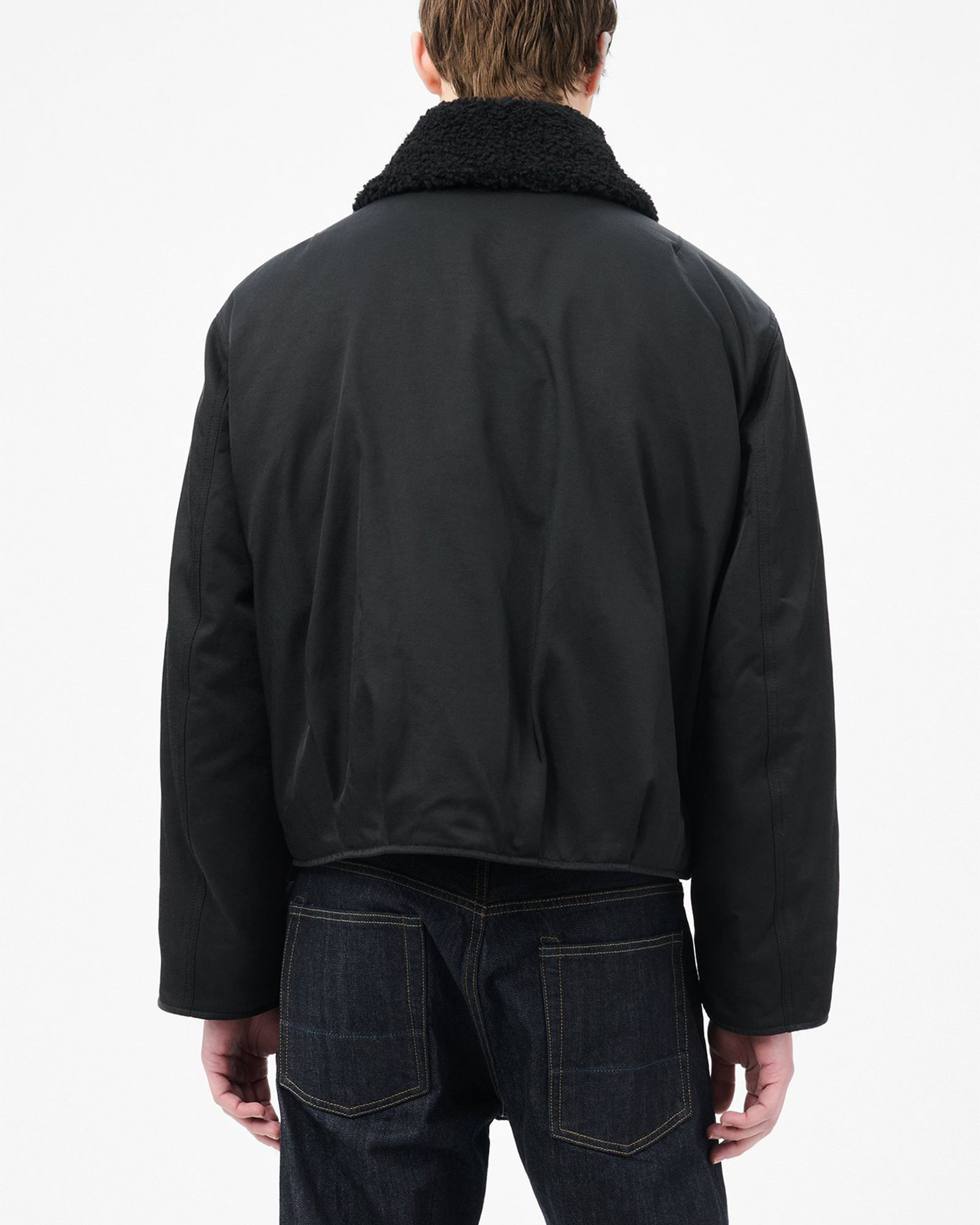 OUR LEGACY - ACE JACKET Black Aero Nylon | River